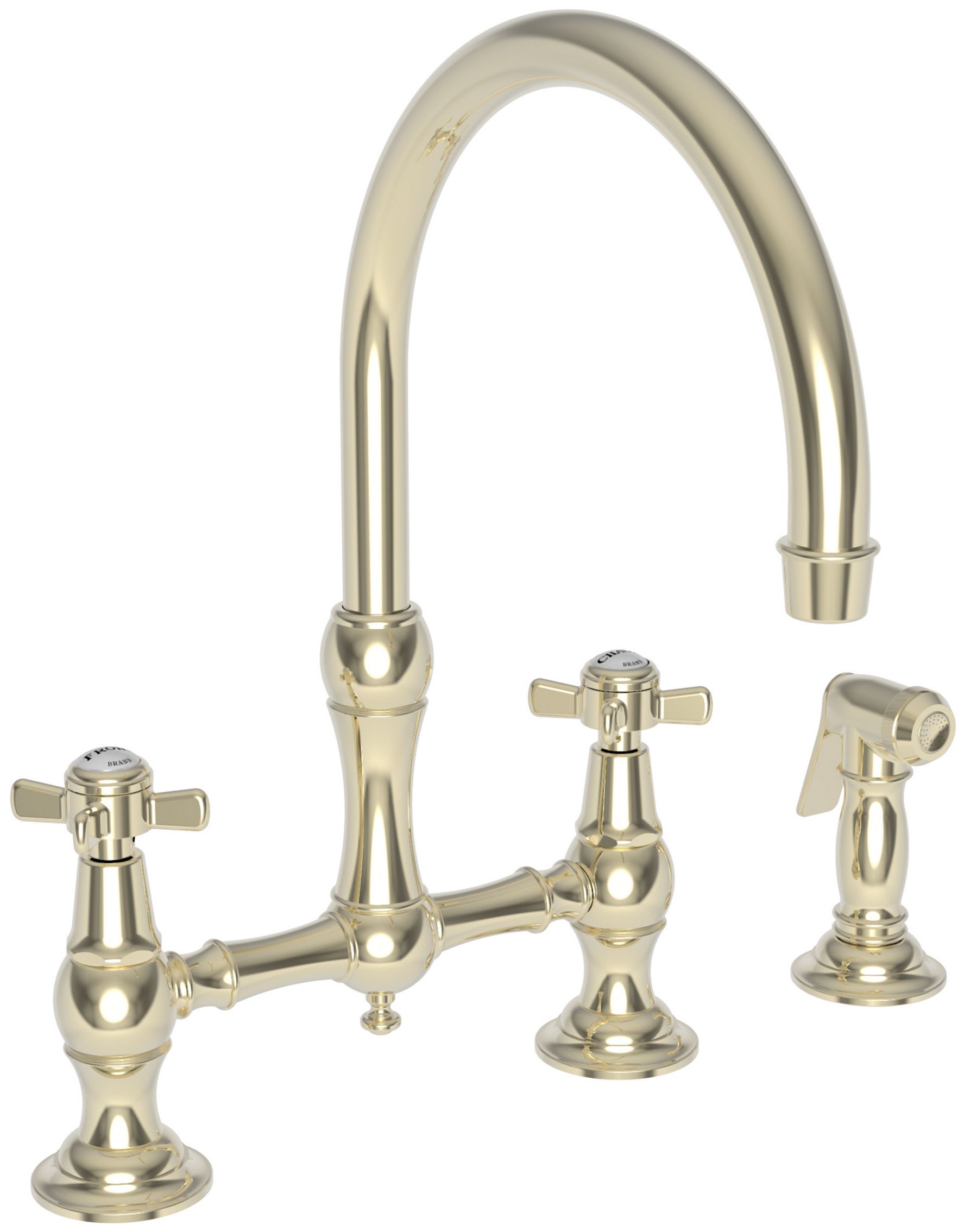 Newport Brass 9456/01 Forever Brass (PVD) Fairfield 1.8 GPM ...