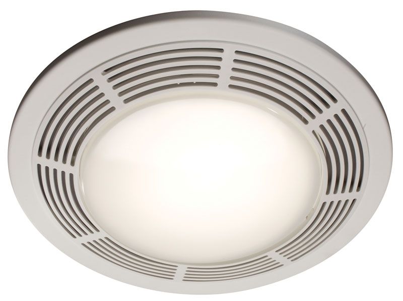 NuTone 8664RP White 100 CFM 5.0 Sone Ceiling Mounted HVI Certified Bath Fan  with Light - Faucet.com