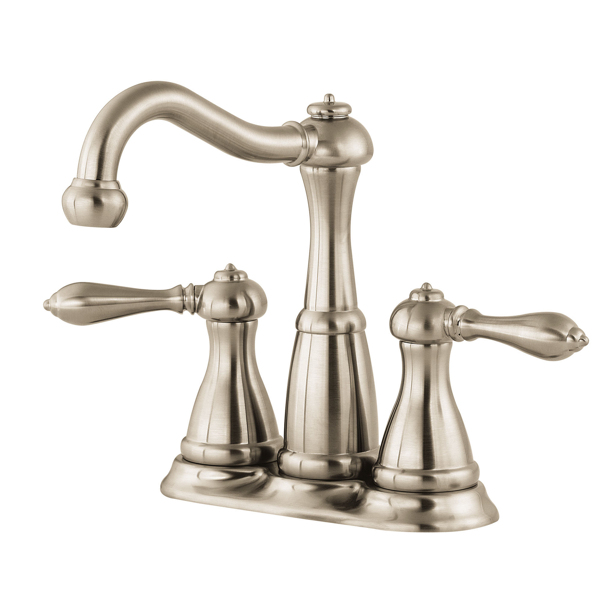 Pfister Lf 046 M0bk Brushed Nickel Marielle Centerset Bathroom