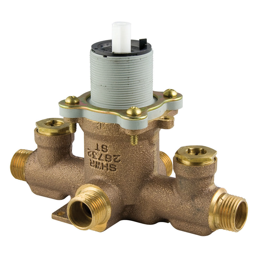 Pfister 0x8 340a N A 1 2 Inch Mixing Rough In Valve With Service Stops Faucetdirect Com