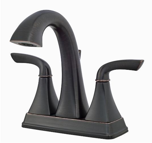 Pfister LG48-BS0C Bronson 2-Handle Centerset Bathroom Faucet 4 Polished Chrome