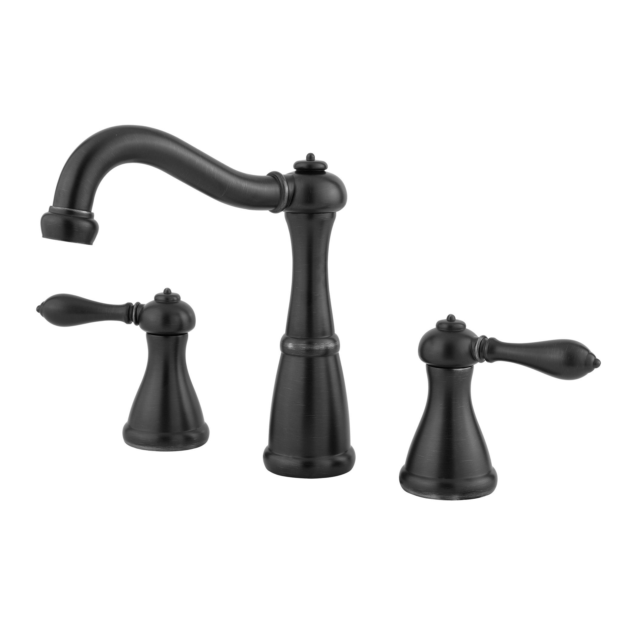 Pfister Lg49 M0by Tuscan Bronze Marielle Widespread Bathroom Faucet With Metal Pop Up Assembly Faucet Com