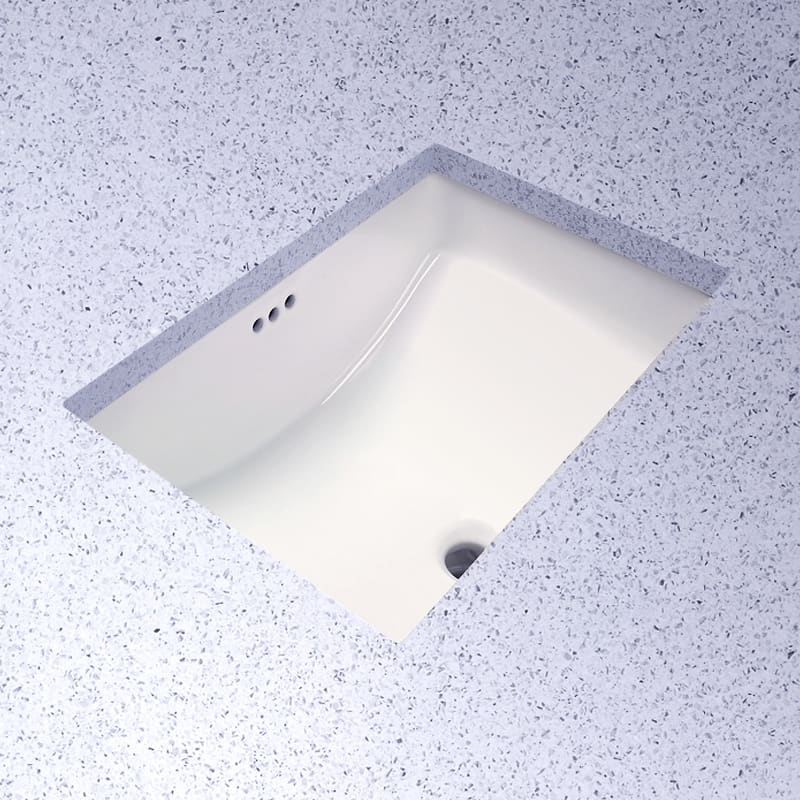 Proflo Pf1812uwh White Rectangular 19 Undermount Bathroom Sink Proflo Pf1812uwh White Rectangular 19 Undermount Bathroom Sink Faucet Com