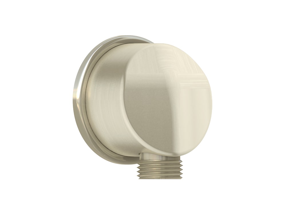 Standard 1/2" Connection Proflo PF05143 Brushed Nickel Wall Supply Elbow 