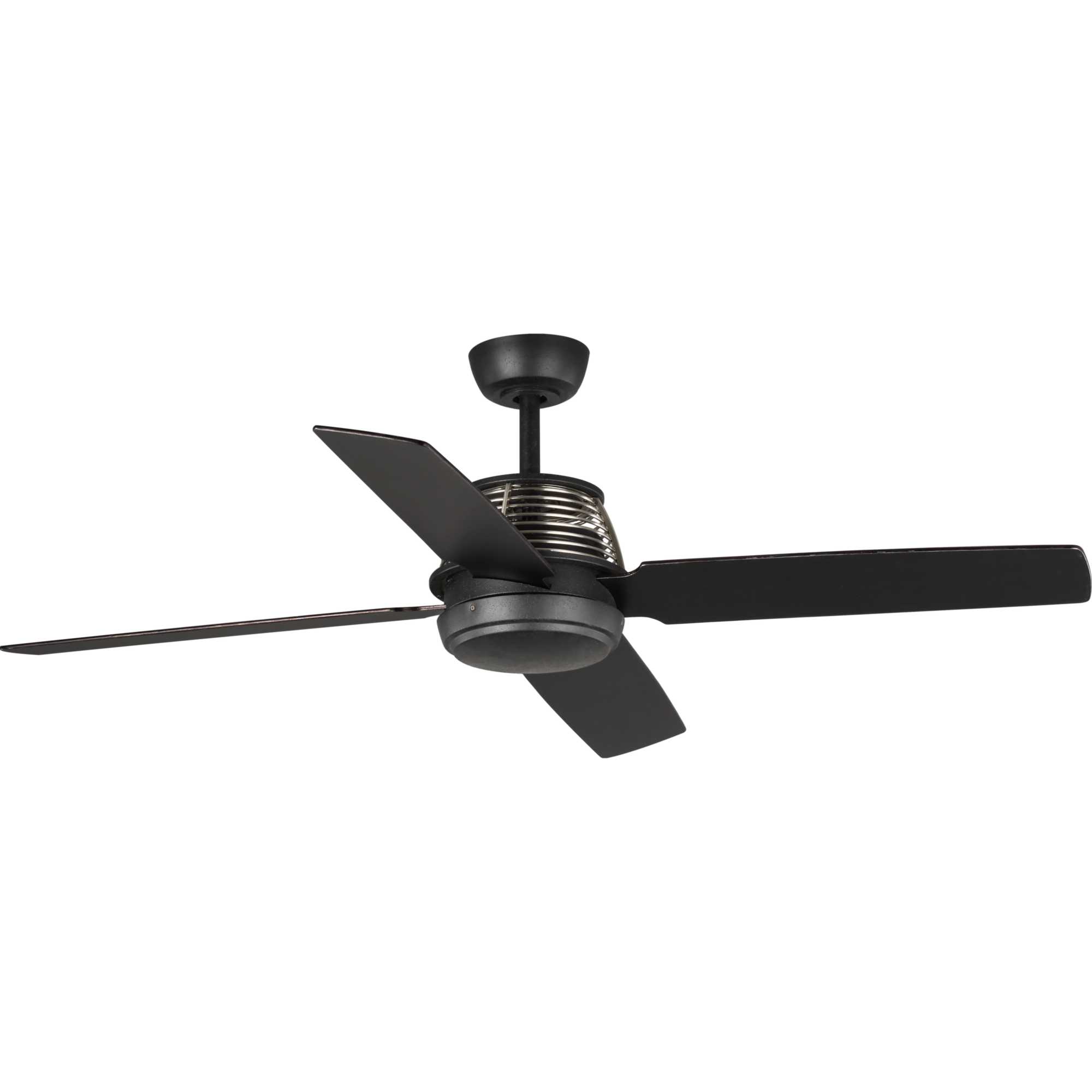 Progress Lighting P2590 80 Forged Black Shaffer 56 4 Blade Indoor