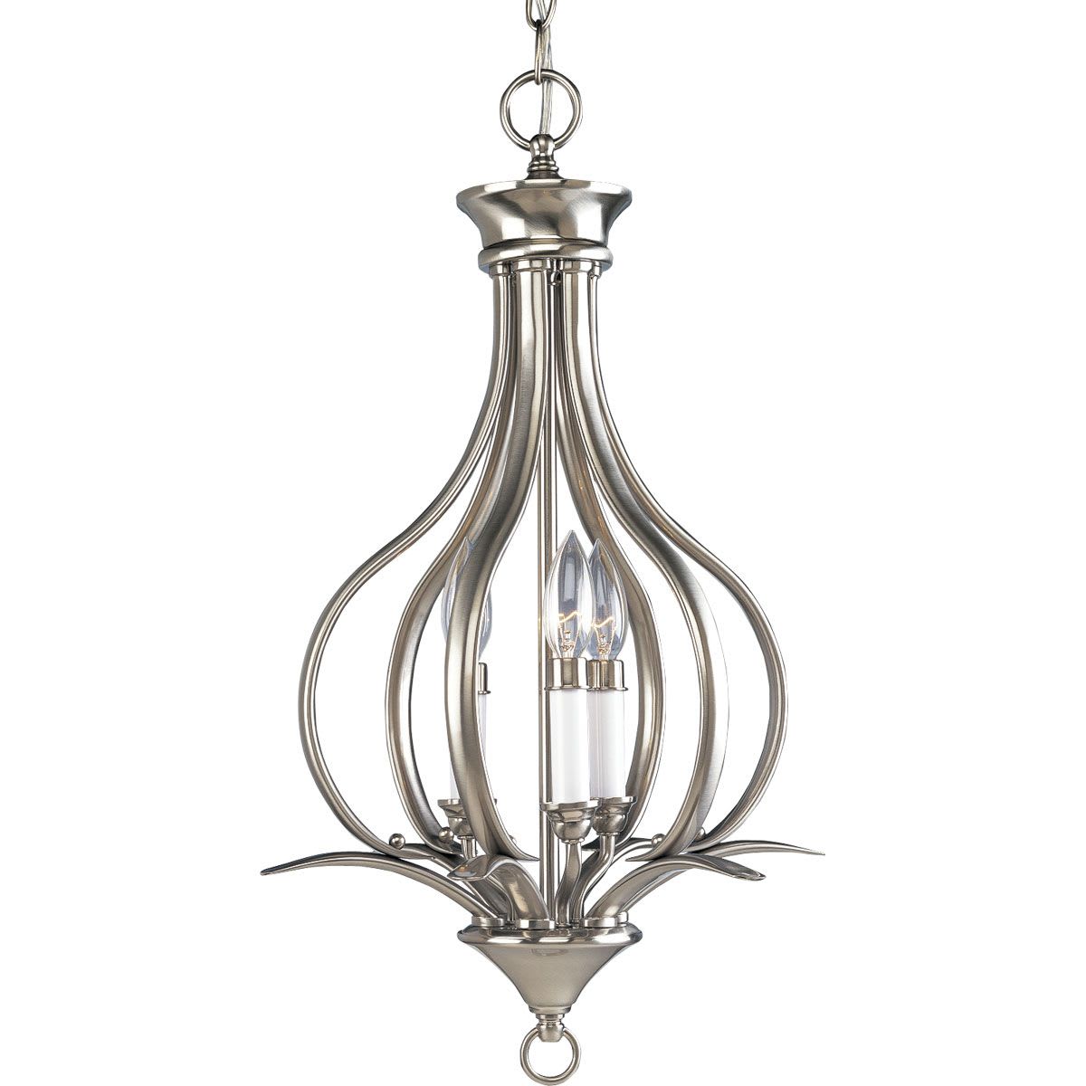 Progress Lighting P3807 09 Brushed Nickel Trinity 14 Wide 3 Light Progress Lighting P3807 09 Brushed Nickel Trinity 14 Wide 3 Light Pendant Lightingshowplace Com