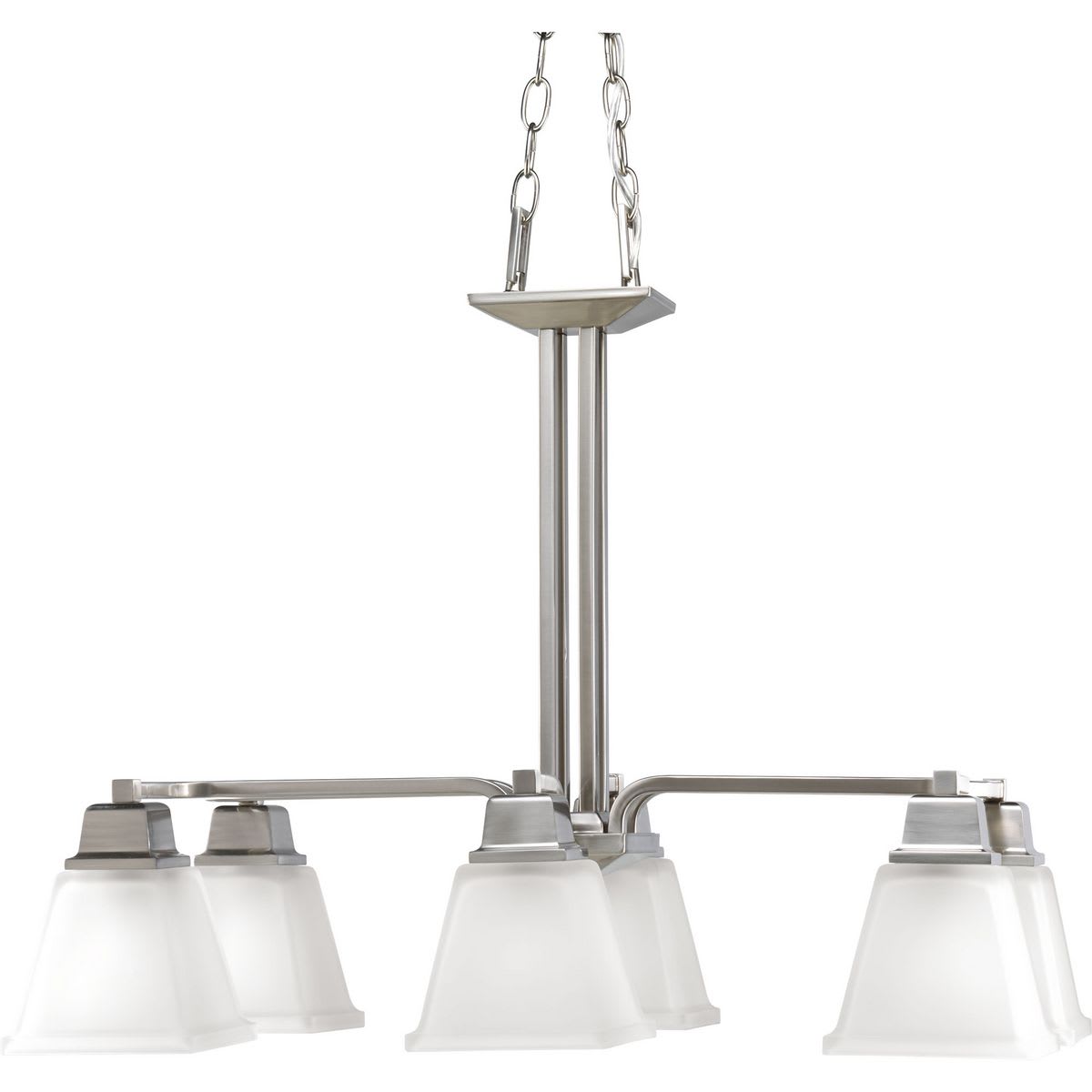 Progress Lighting P4053-09 12 Light Two-Tier North Park Chandelier Brushed Nickel Progress Lighting P4053-09 12 Light Two-Tier North Park Chandelier Brushed Nickel