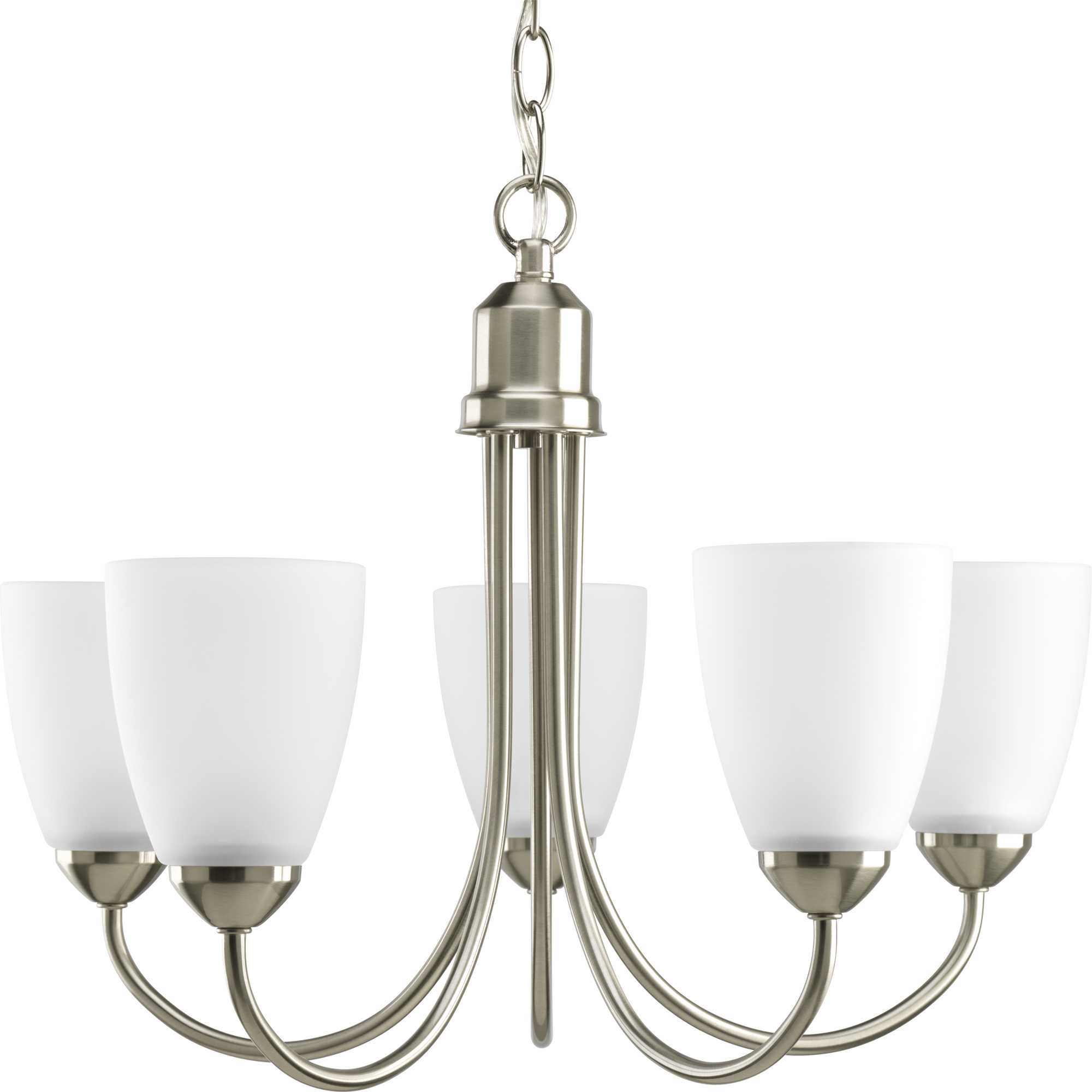 Progress Lighting P4441-09 Brushed Nickel Gather 5 Light 21