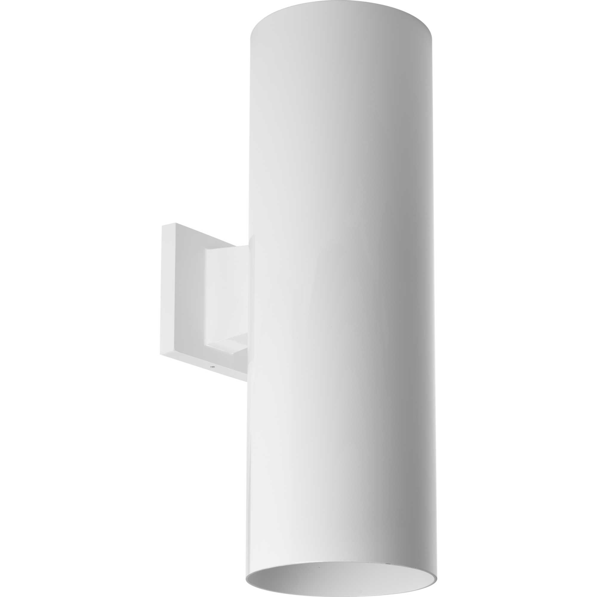 Progress Lighting P5642-30/30K White LED Cylinder Outdoor Wall Sconce Up  Down Light 18