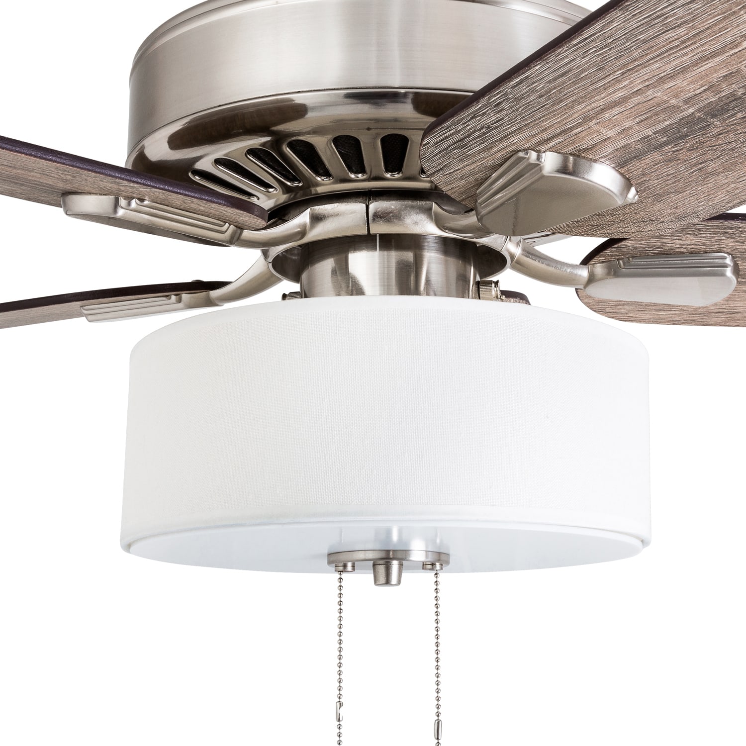 Prominence Home Canyon Lakes store Brushed Nickel LED Ceiling Fan