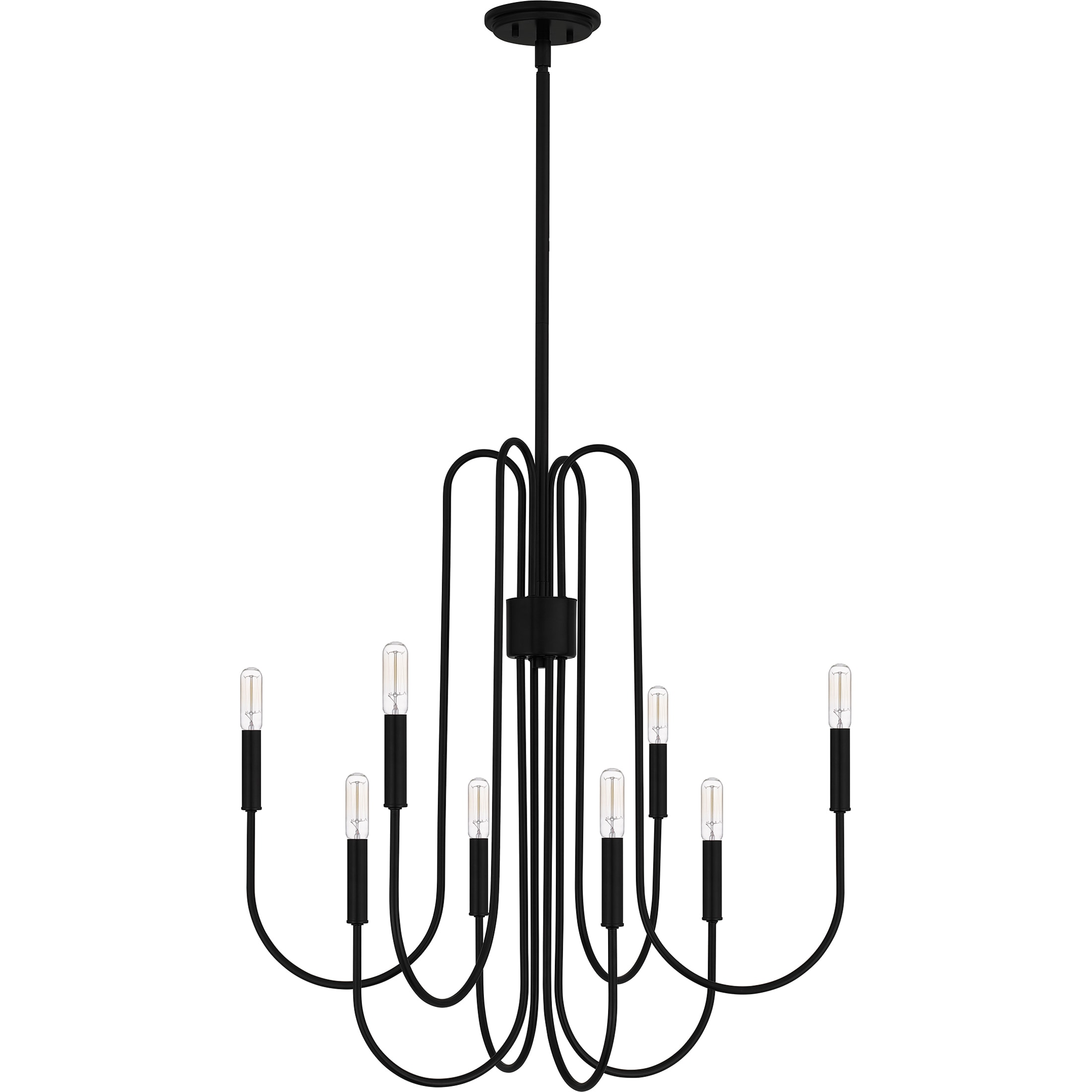 Quoizel CBR5028K Mystic Black 8 Light 28