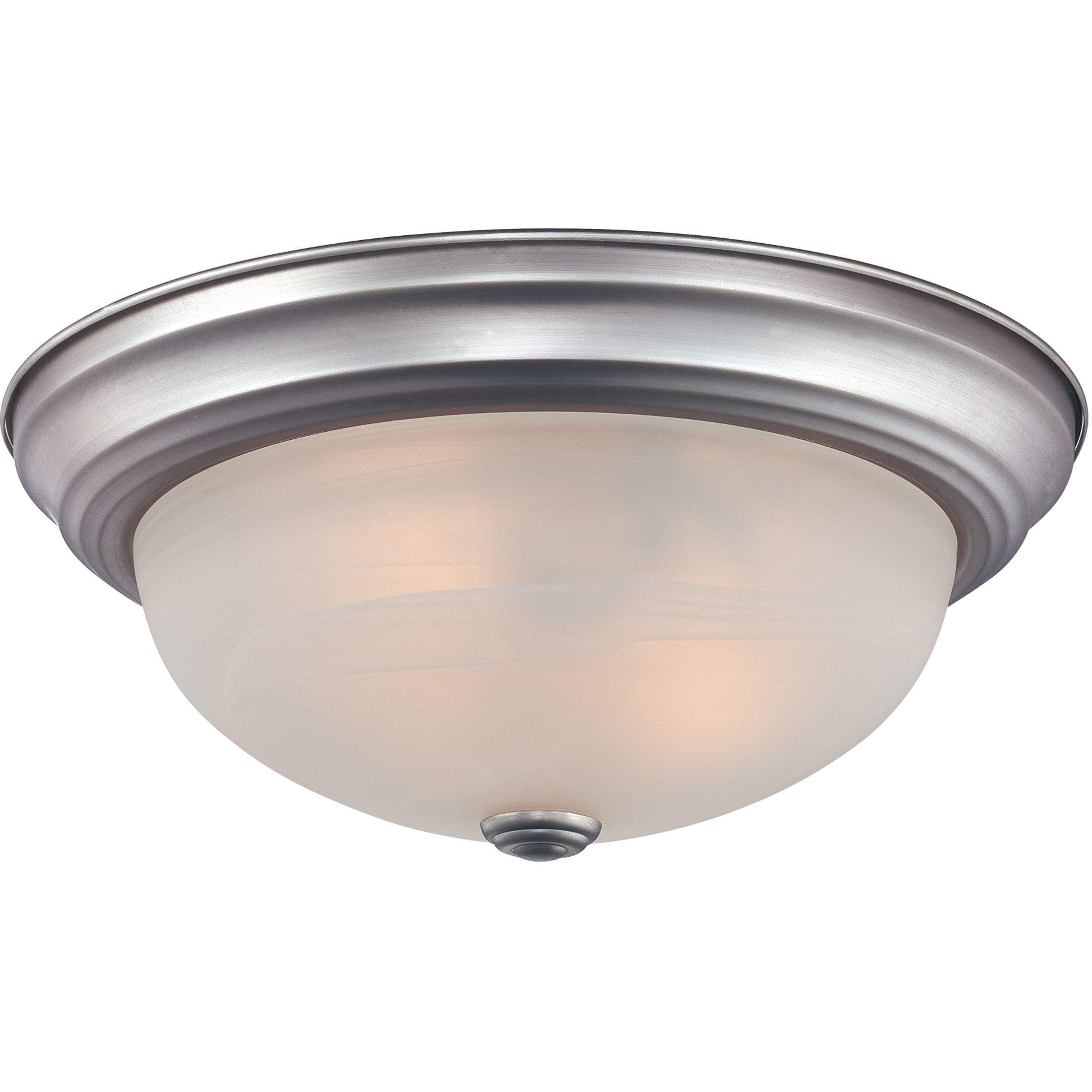 Quoizel Mnr1615bn Brushed Nickel Manor 3 Light 15 Wide Flush