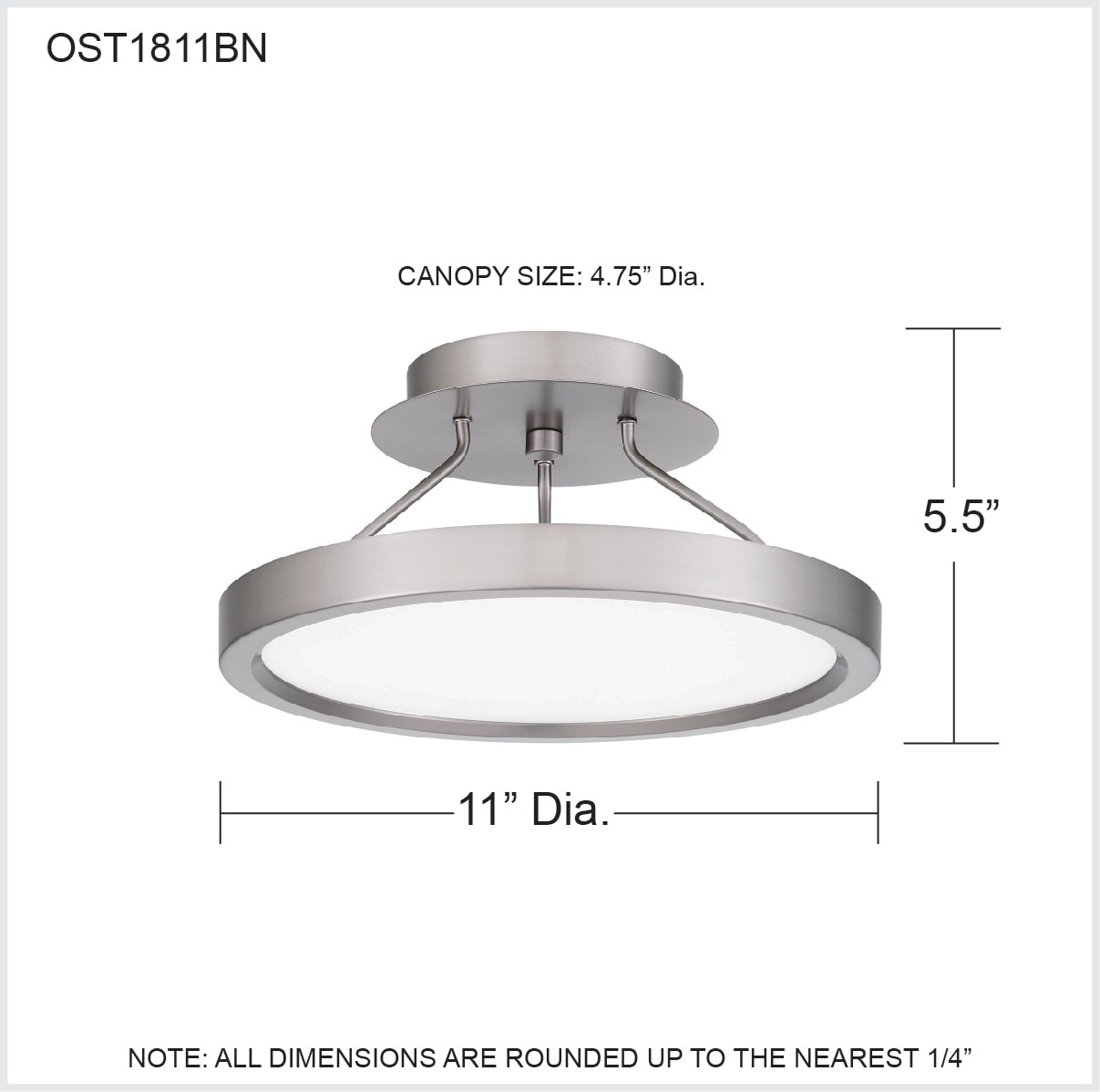 Quoizel OST1811EK Earth Black 11