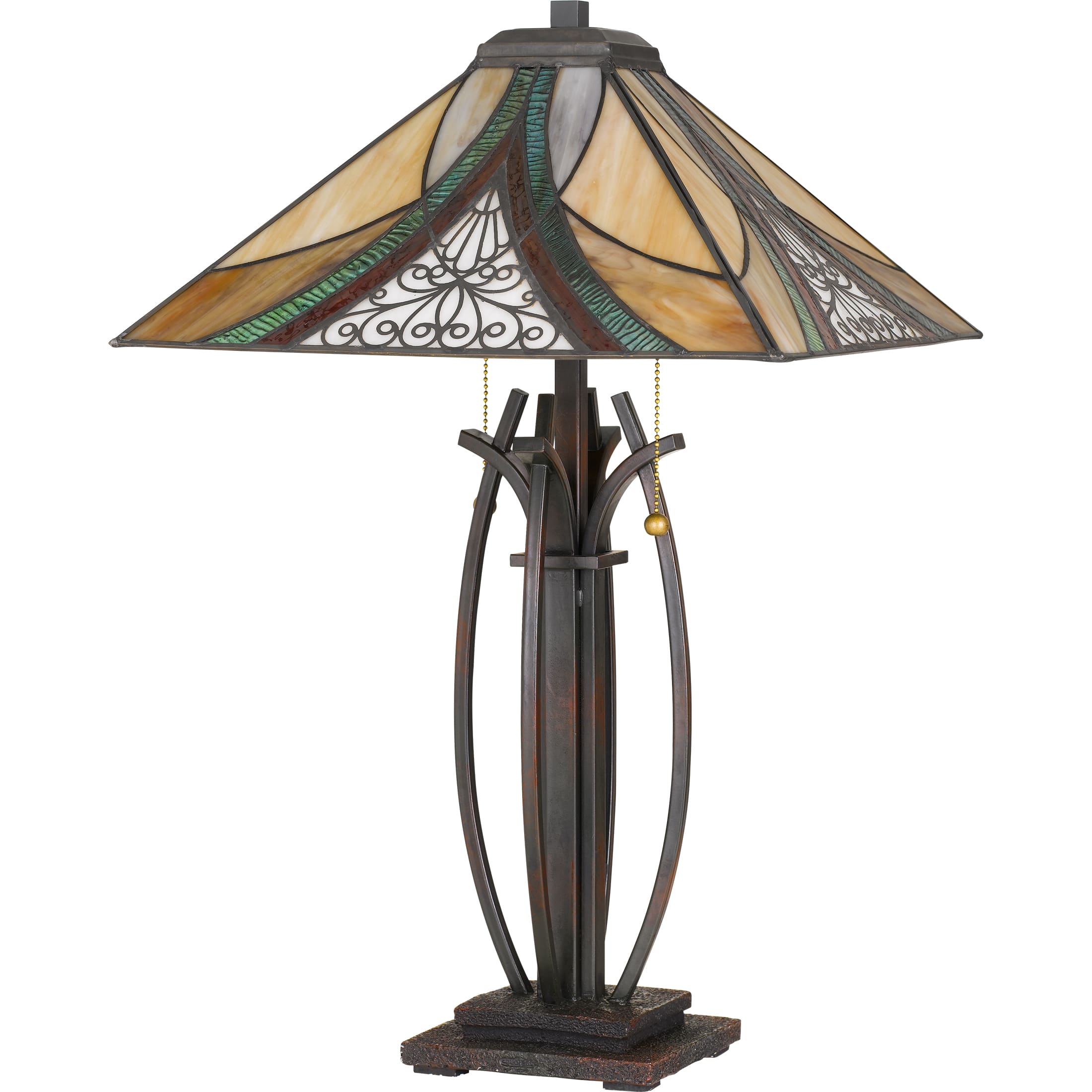 quoizel tiffany table lamps