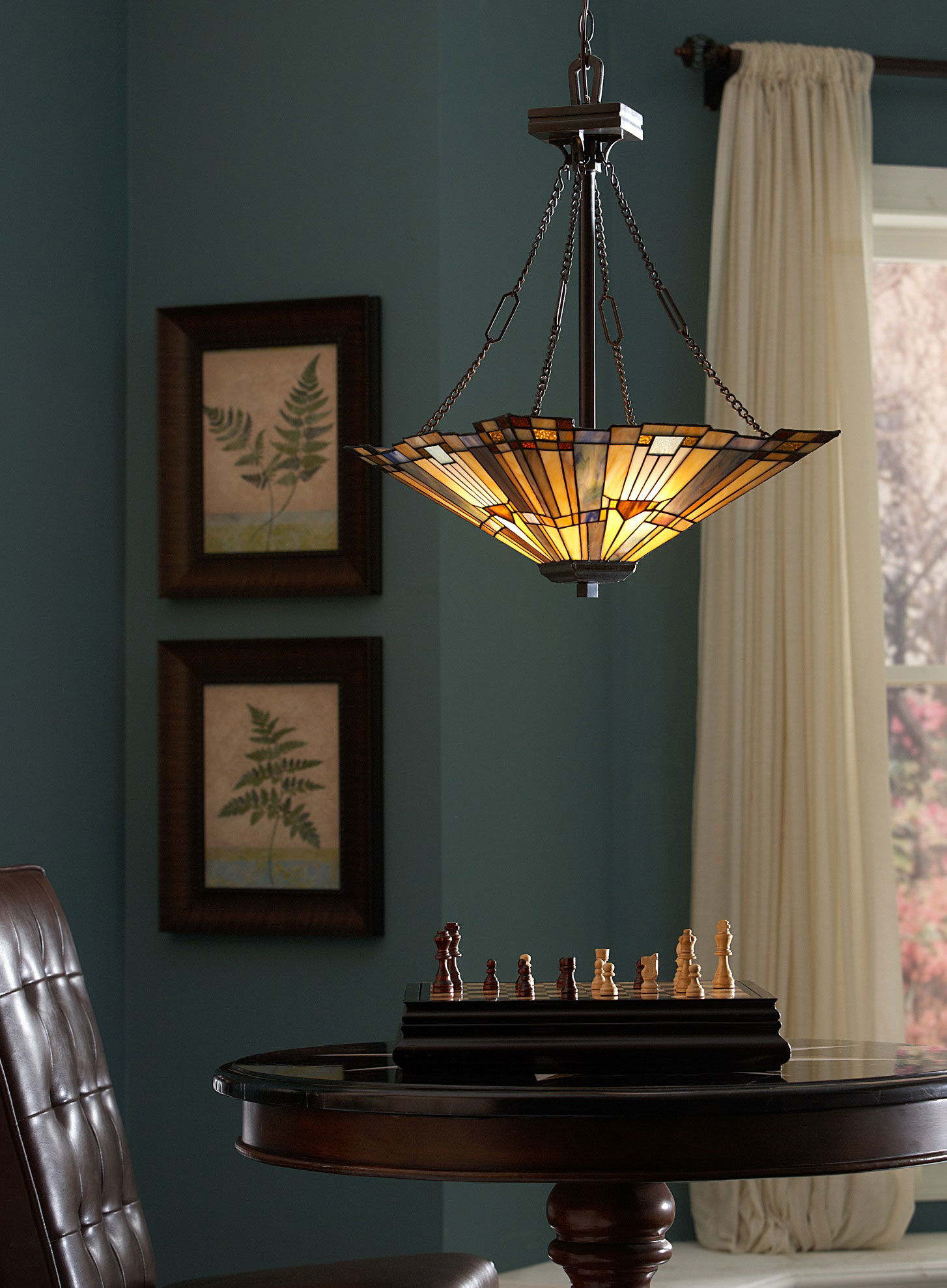 Quoizel TFIK2817VA Valiant Bronze Inglenook 3 Light Bowl