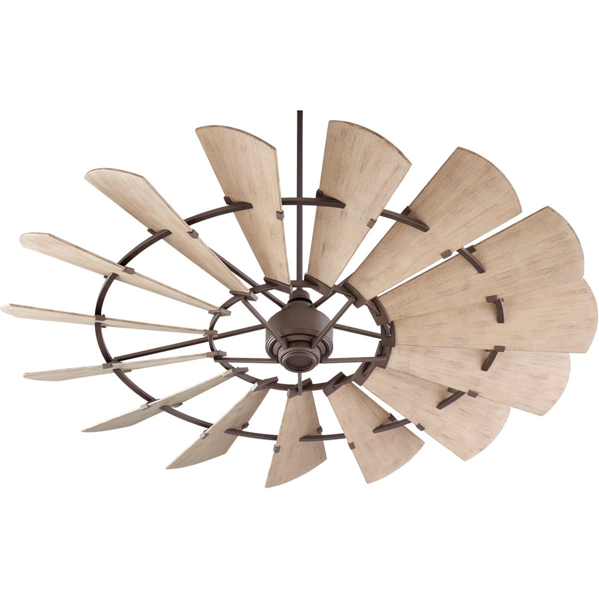 Quorum International 197215 86 Oiled Bronze Windmill 72 15 Blade Quorum International 197215 86 Oiled Bronze Windmill 72 15 Blade Indoor Outdoor Dc Ceiling Fan With Blades Wall Control And Downrod Included