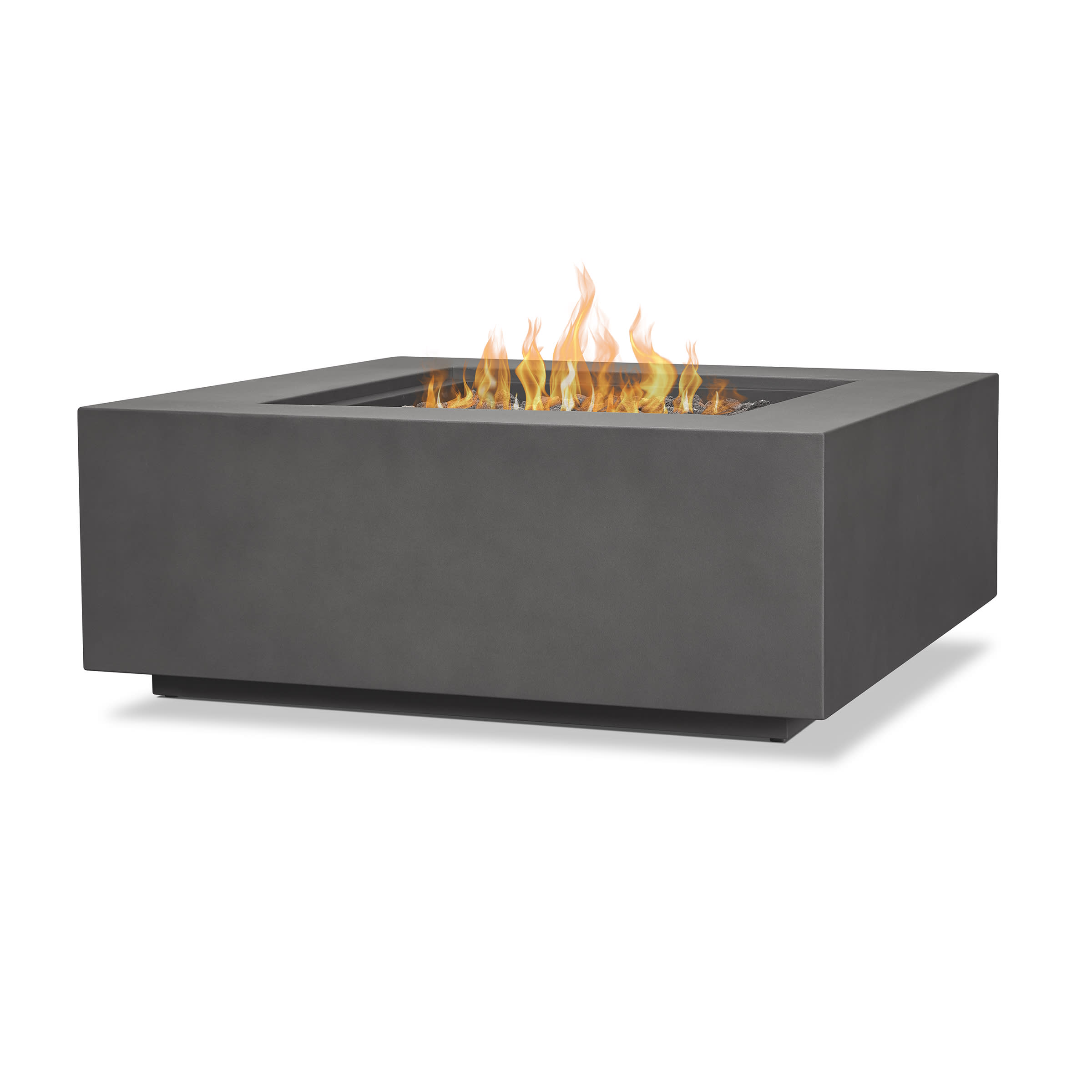 Real Flame C9812lp Wslt Weathered Slate Aegean 36 Inch Wide 50 000 Btu Freestanding Liquid Propane Natural Gas Square Table Fire Pit Ventingpipe Com