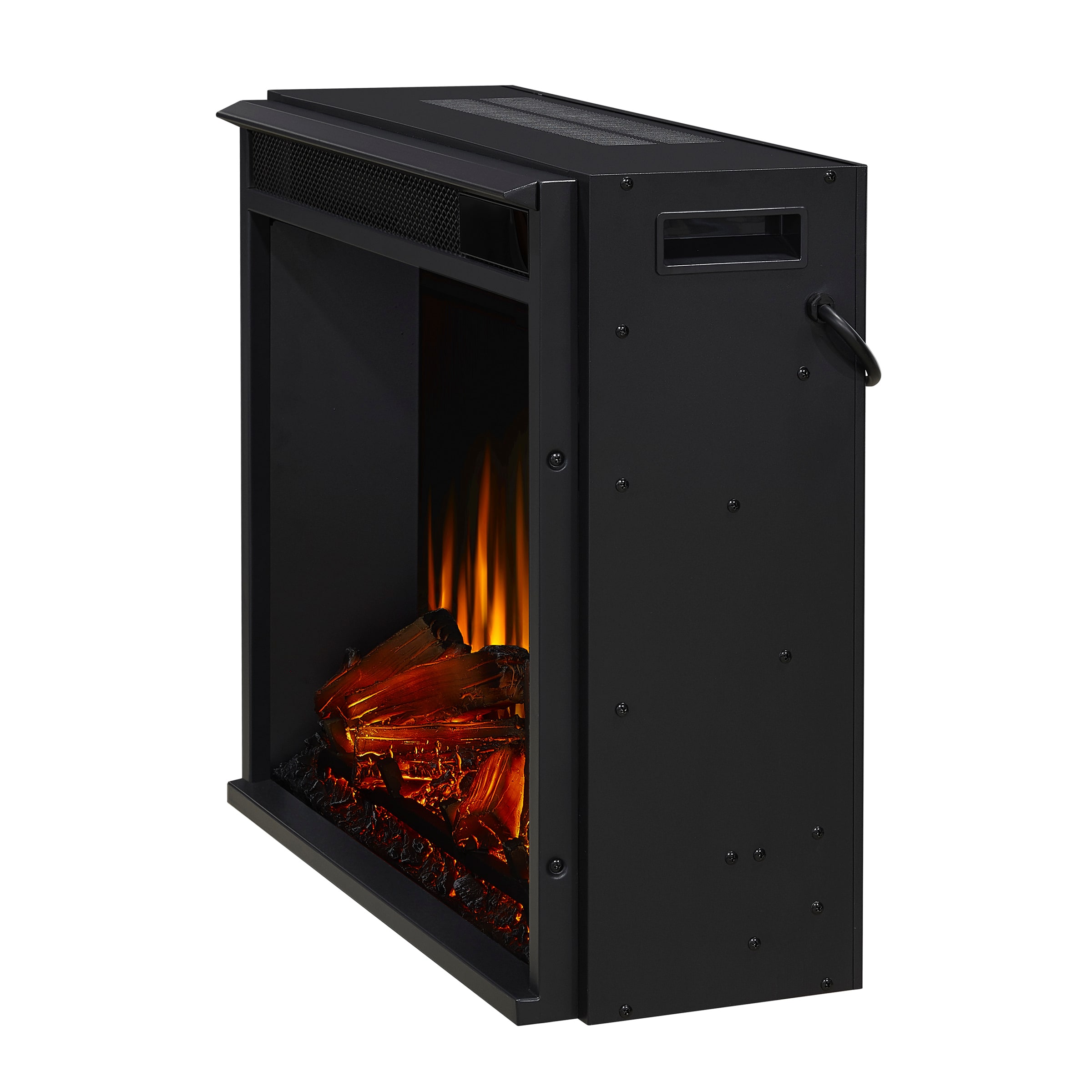 Real Flame 4199 Black VividFlame 4780 BTU 24 Inch Wide Freestanding  Electric Firebox - VentingPipe.com