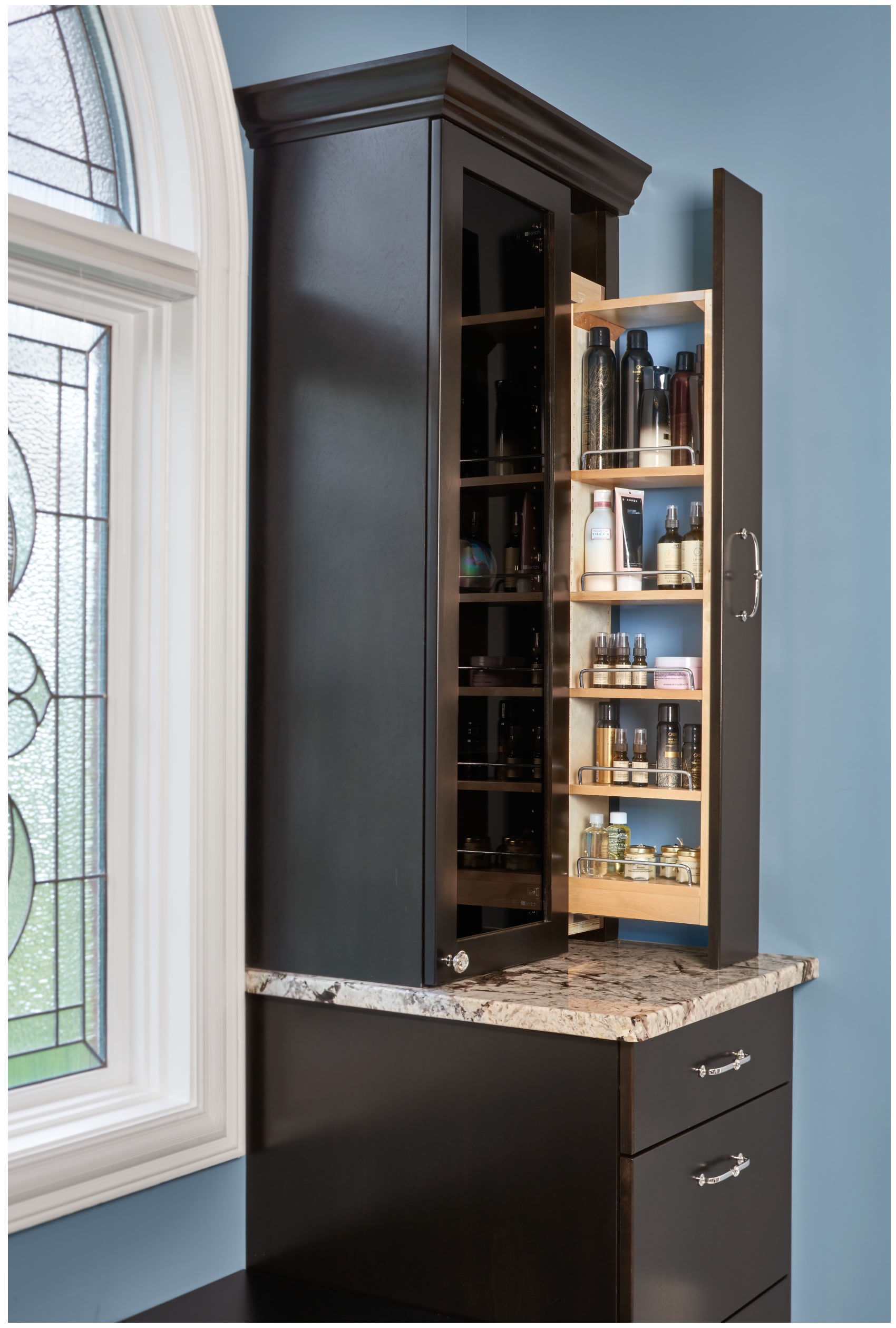 Wall Filler Pull-Out Pantry Storage