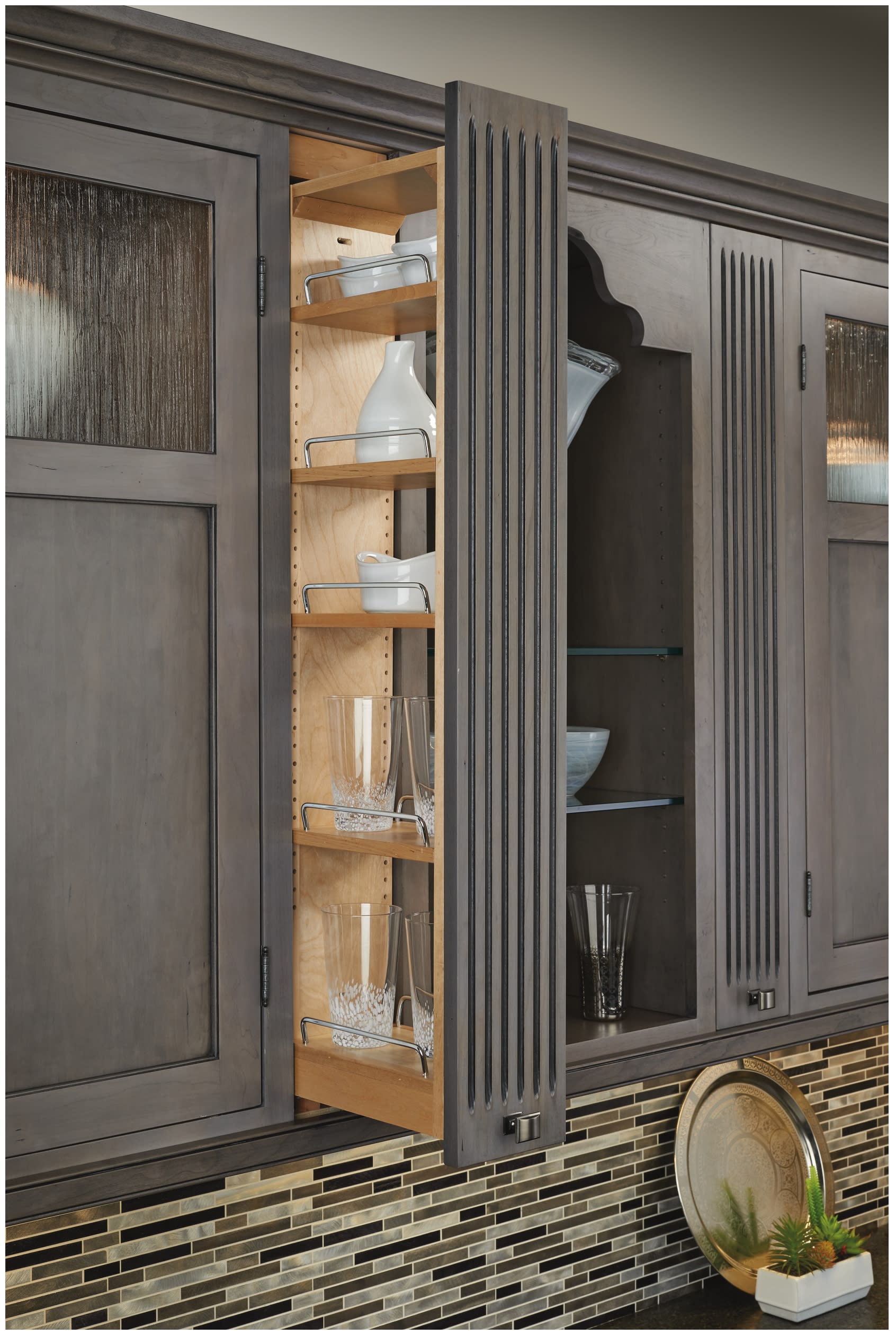 Wall Filler Pull-Out Pantry Storage