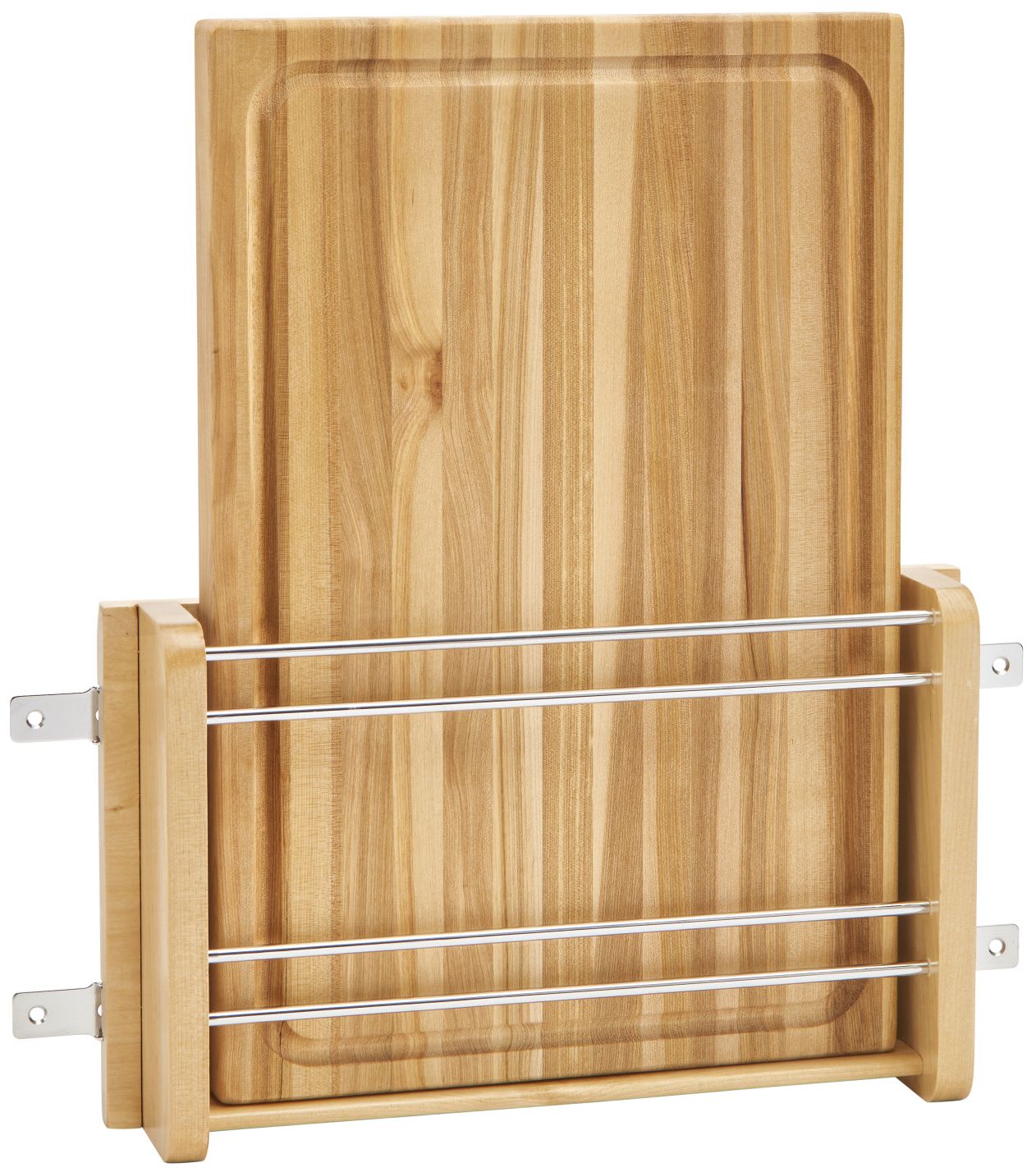 Rev-A-Shelf 4SBSU-15 Door Mount Wood Sink Base Cabinet Storage Organizer