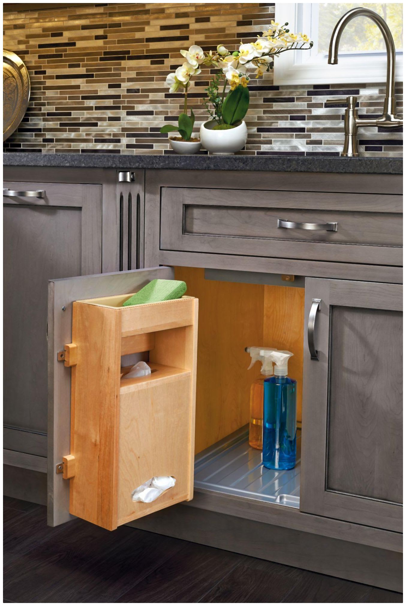 Rev-A-Shelf 13-1/2 Inch Width Wood Door Mount Sink Cabinet