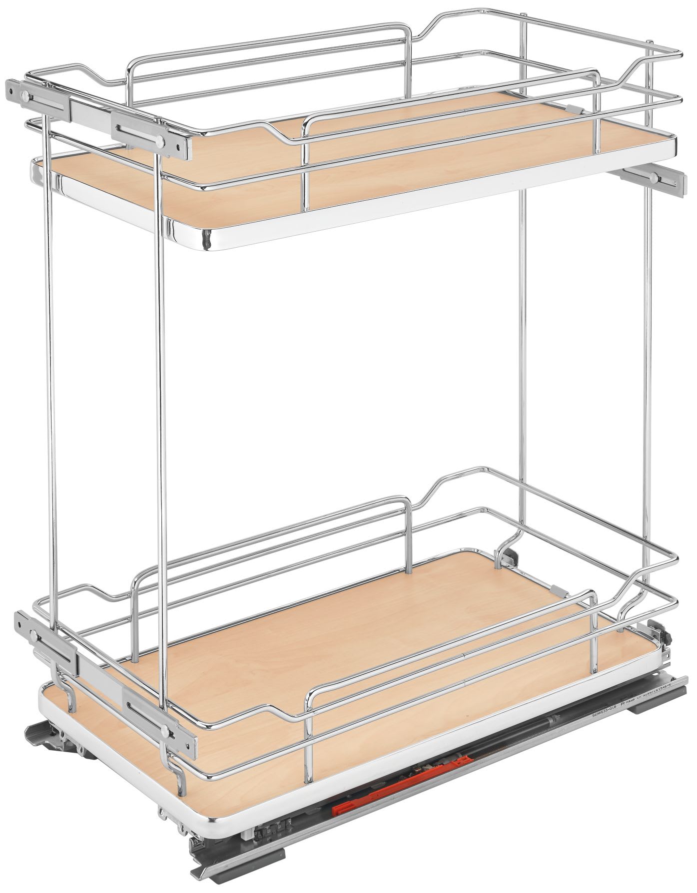 4 inch cabinet door pulls on Rev A Shelf 5322 Bcsc 11 Mp Maple 5322 Series 11 3 4 Inch Pull Out 2 Tier Wire Cabinet Organizer With Soft Close Handlesets Com