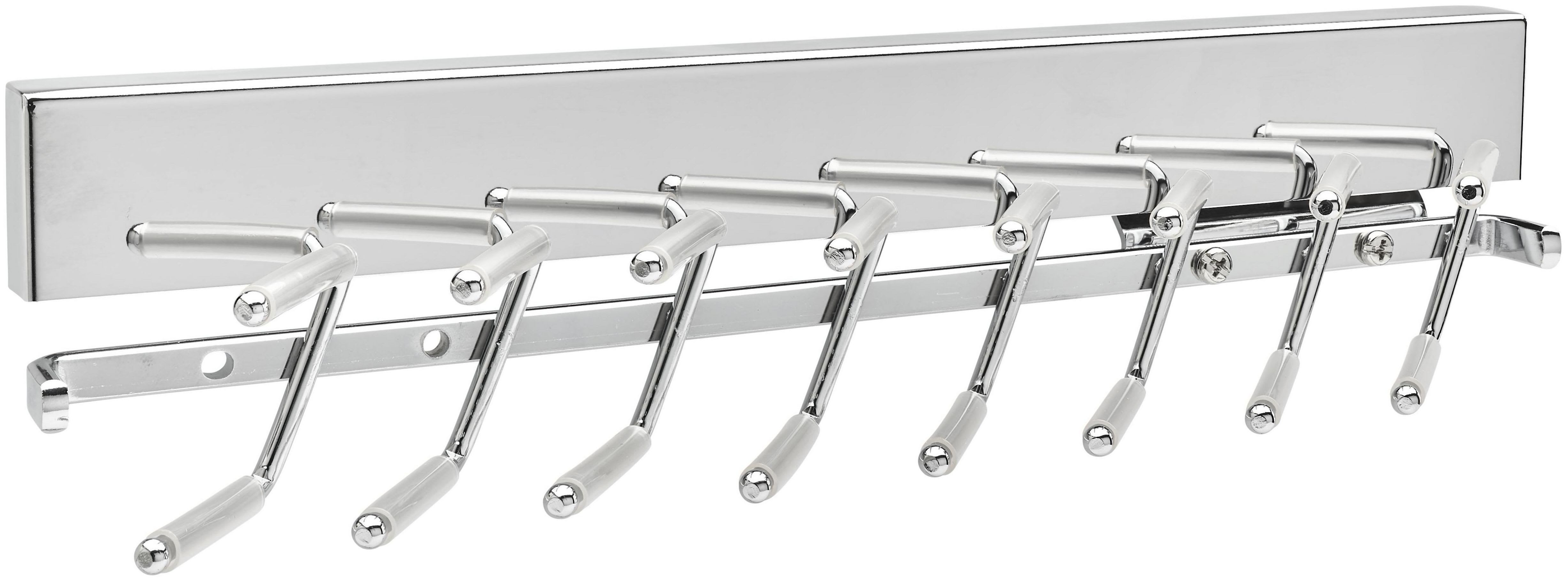 Rev-A-Shelf 14 Pull Out Belt & Scarf Closet Organizer, Chrome