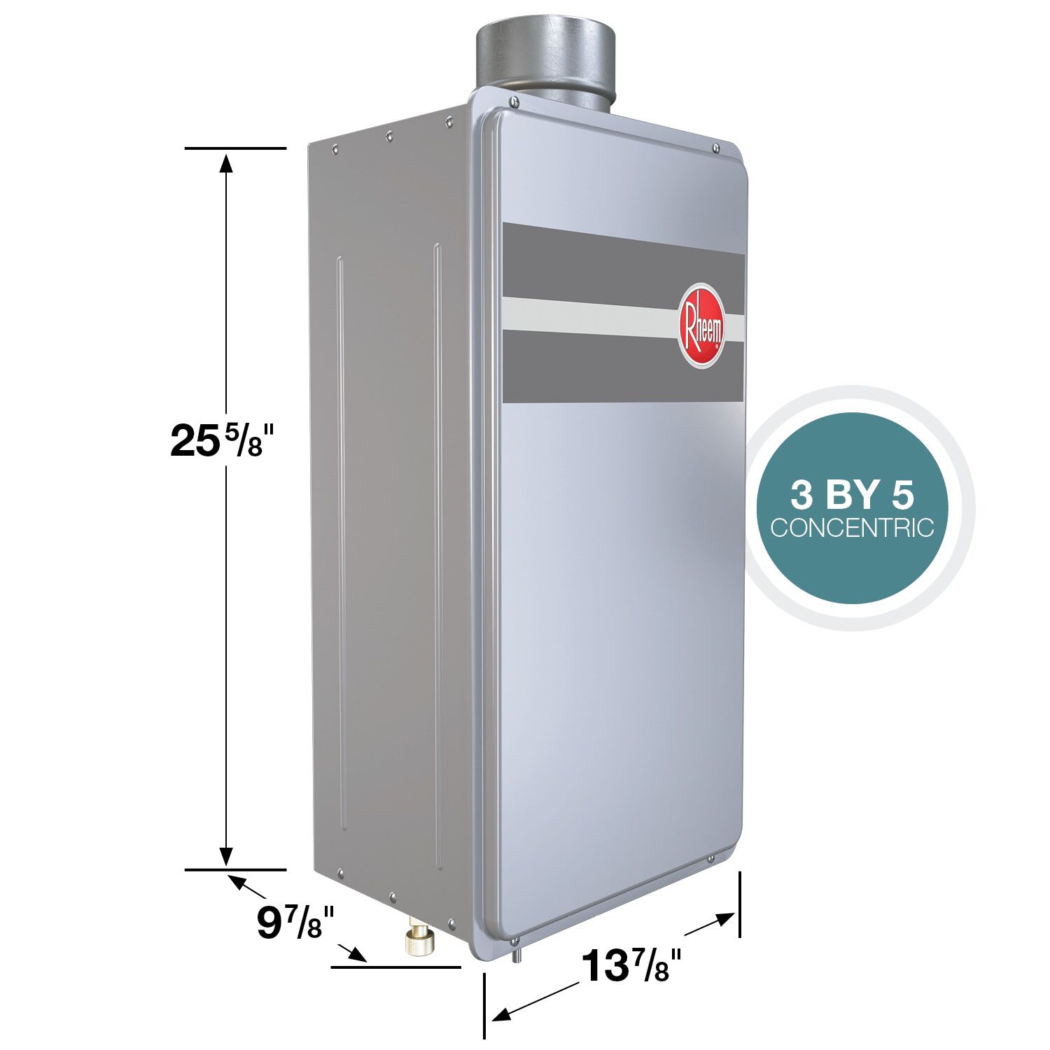 Rheem Tankless Water Heaters Water Heaters - RTG-70DVLN-1
