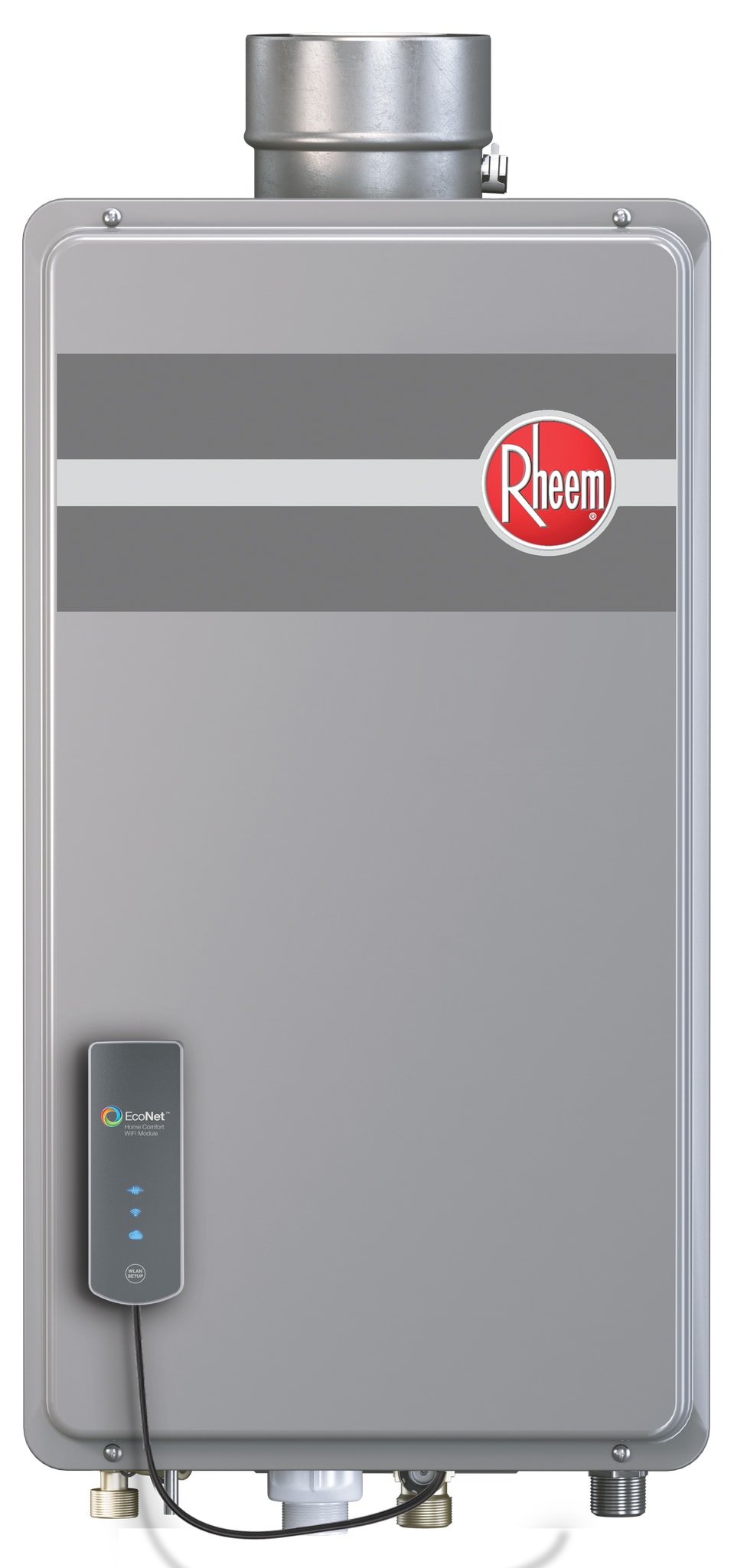 Rheem RTG-95DVELN-1 Stainless Steel 9.5 GPM 199900 BTU 120 Volt Natural Gas  Whole House Ultra Low NOx Tankless Water Heater - WiFi Enabled -  VentingDirect.com