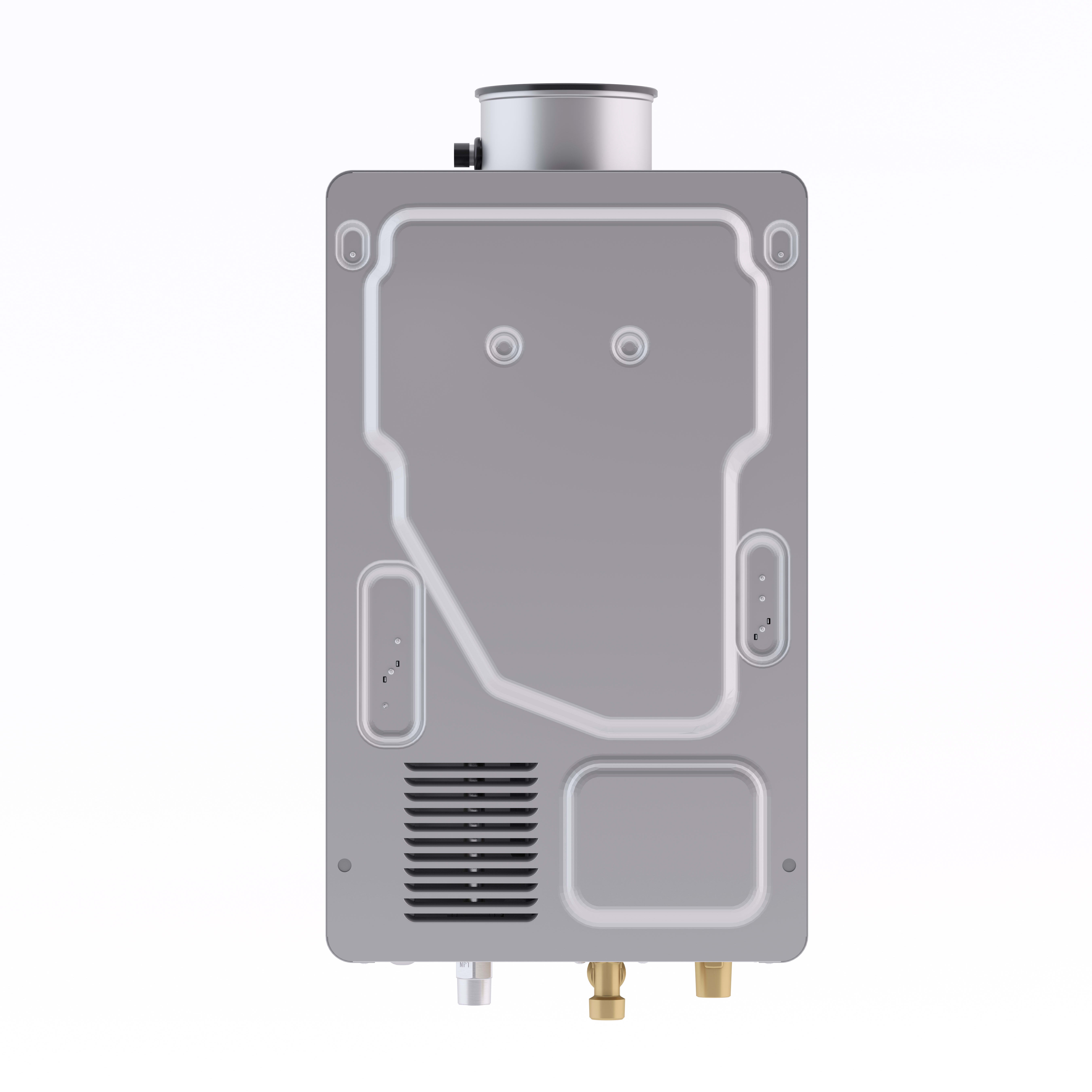 Rinnai RE199iP Silver 9.8 GPM 199,000 BTU 120 Volt Residential Indoor  Liquid Propane Tankless Water Heater - VentingDirect.com