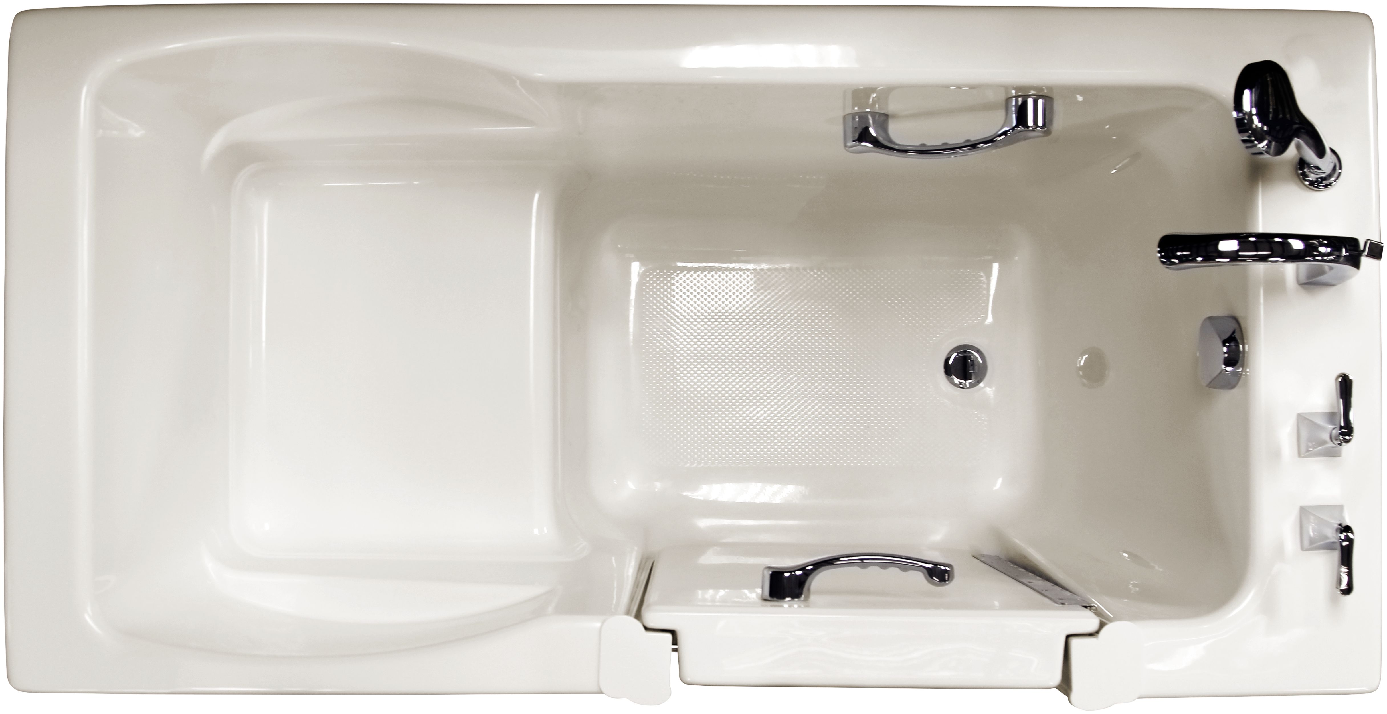 Ristorre Ris6030brw White 60 X 30 Three Wall Alcove Aging In Wall Alcove