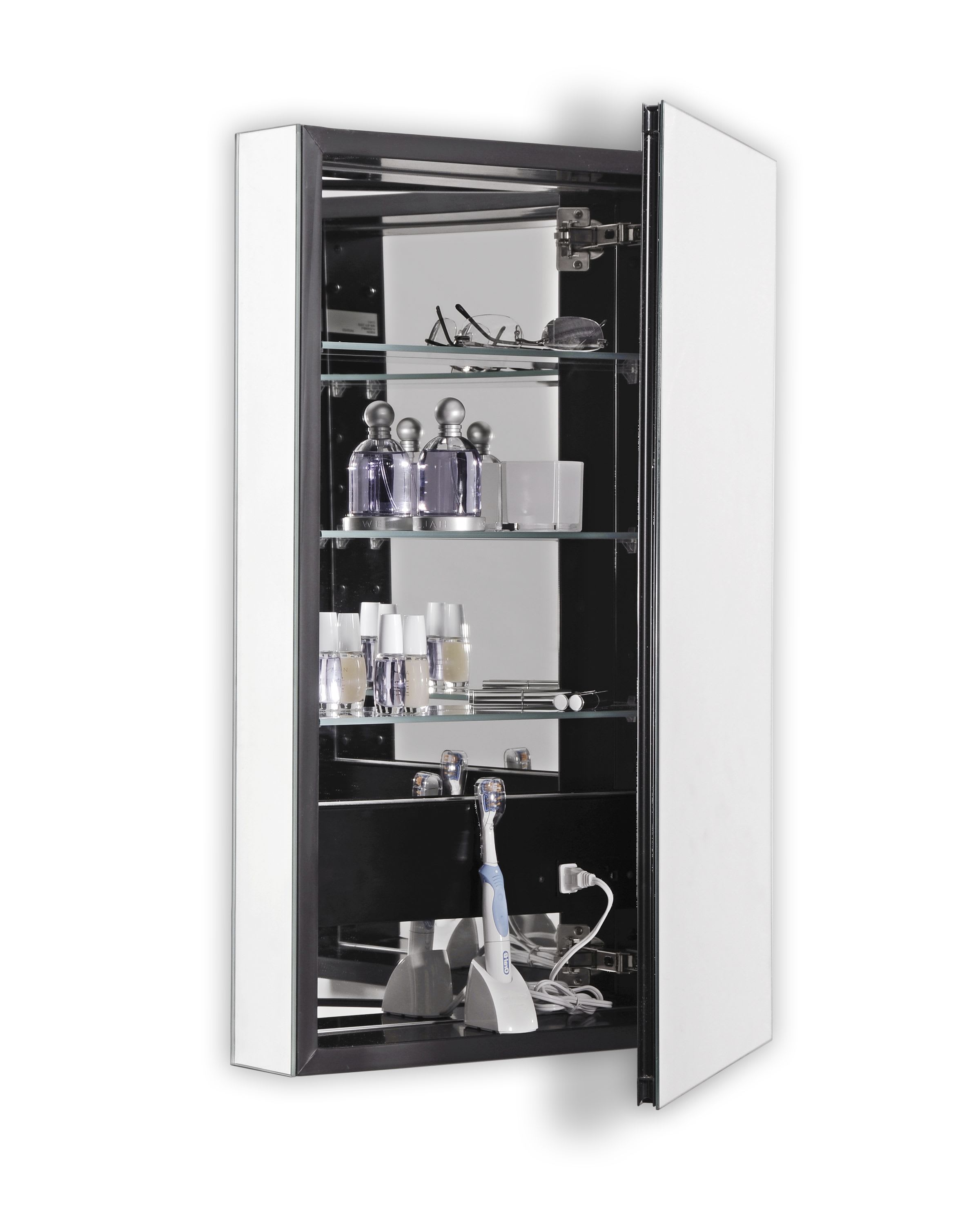 Robern Medicine Cabinet With Electrical Outlet - Rona Mantar