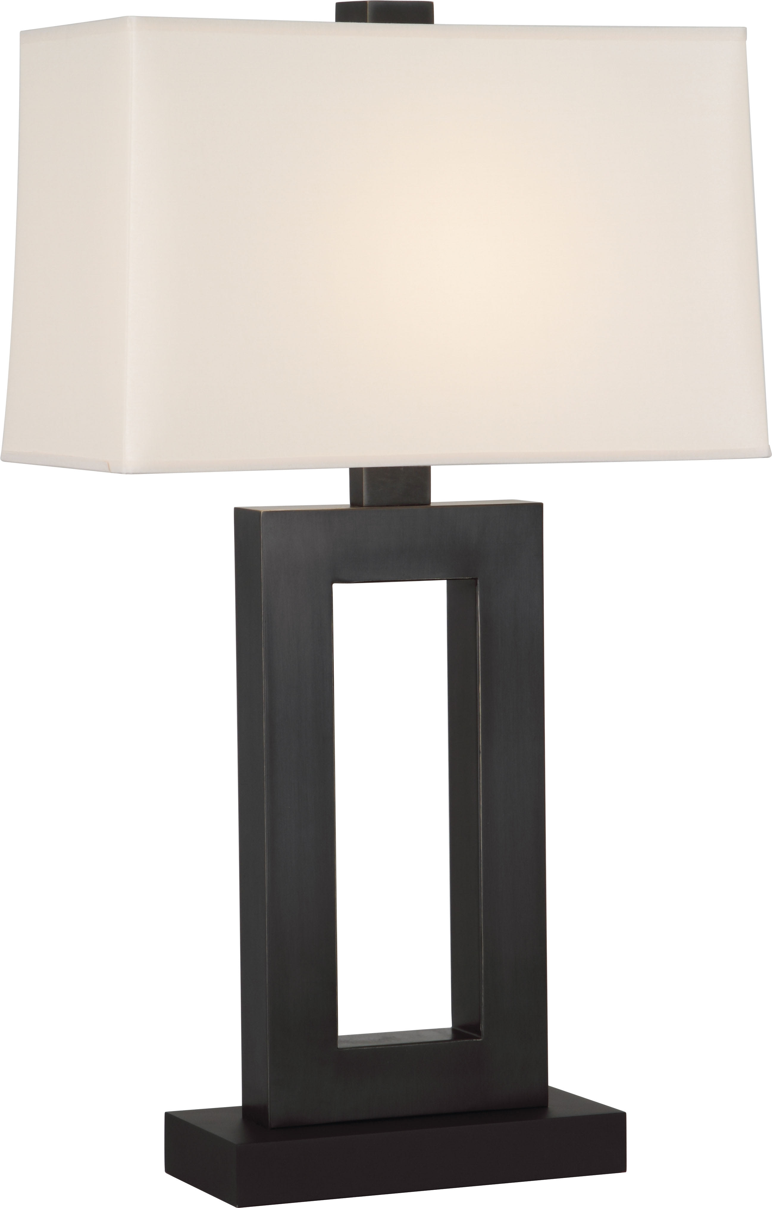 Robert Abbey 105xbz Deep Patina Bronze Doughnut 30 Column Table Lamp Lightingshowplace Com