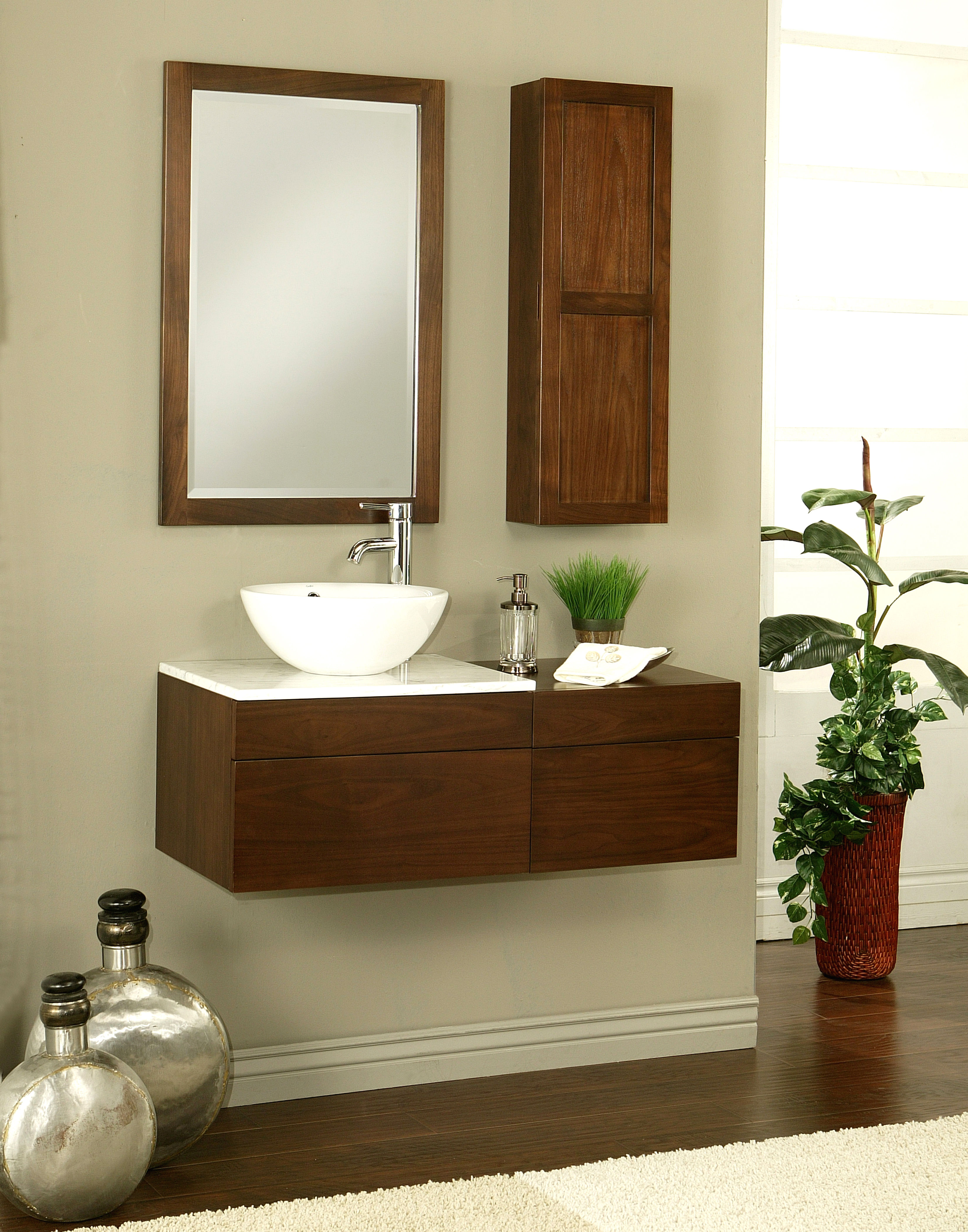 Sagehill Designs Mt2418d Walnut Modesta 24 Wall Mount Wood Sagehill Designs Mt2418d Walnut Modesta 24 Wall Mount Wood Vanity Cabinet Only Faucet Com