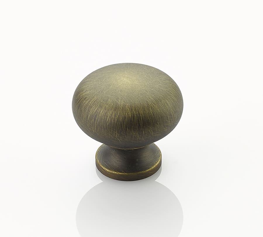  Co. 719-ALB Traditional 1 3/8 Oval Knob - Antique Light Brass