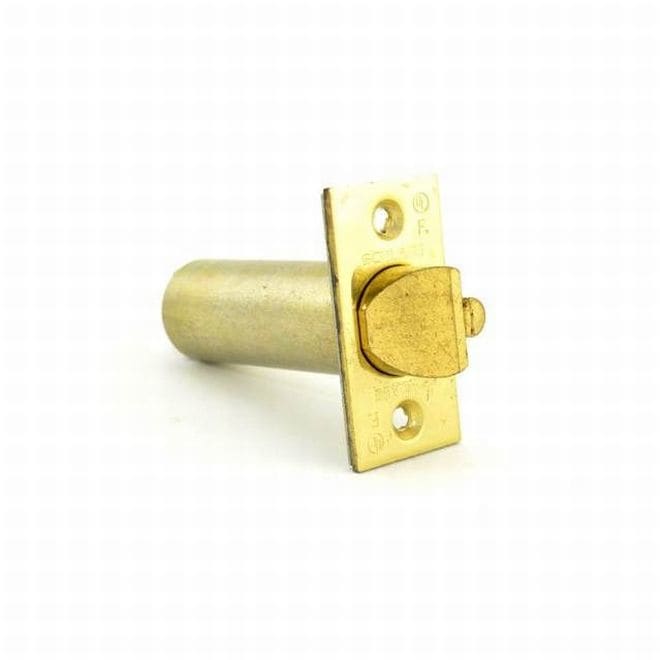 Schlage 40-251 Universal Dead Bolt Latch, Aluminum, Polished Brass