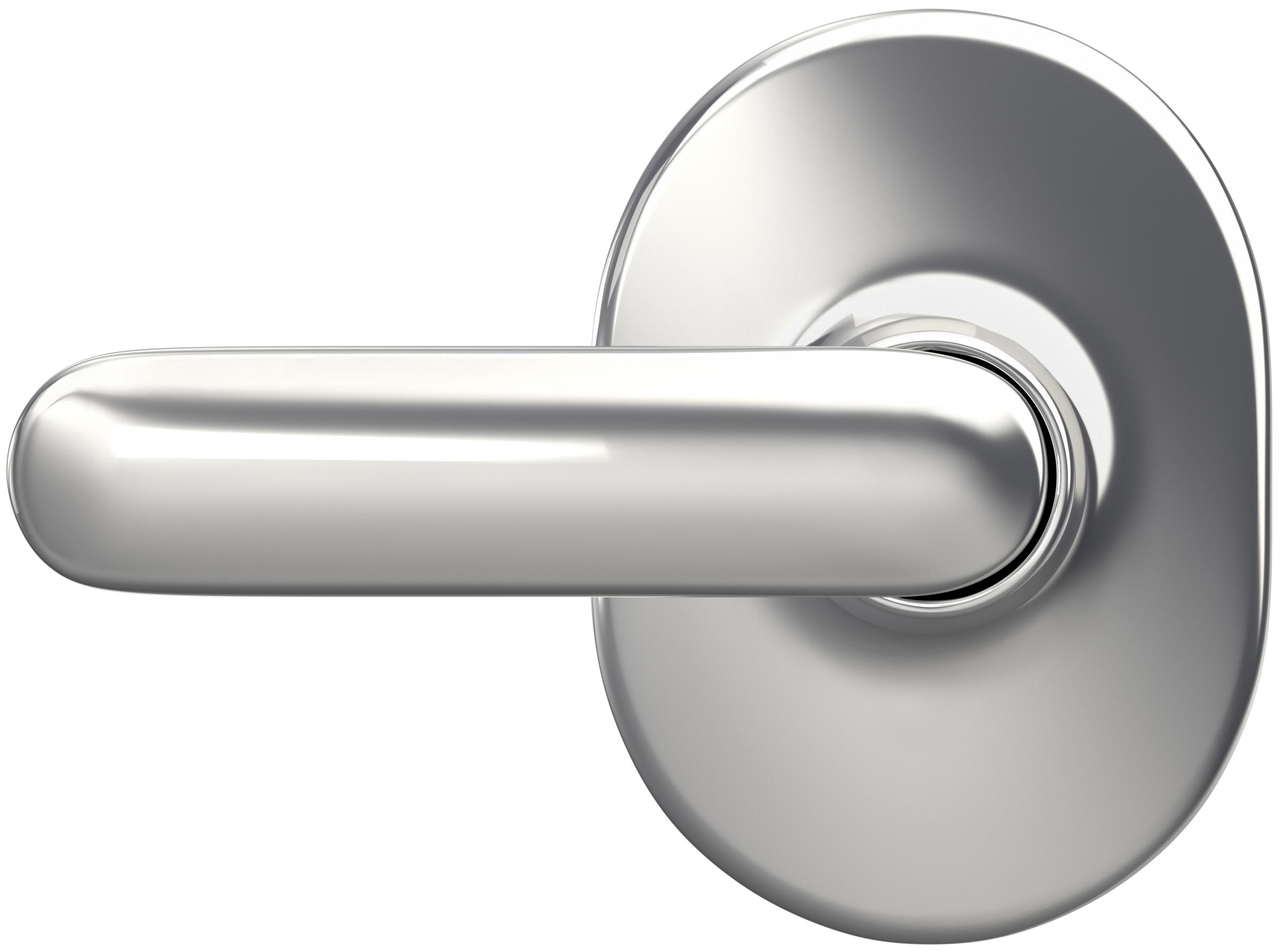 Schlage Remsen-Davlin Satin Brass Entry Door Exterior Handle with  Decorative Lever in the Handlesets department at