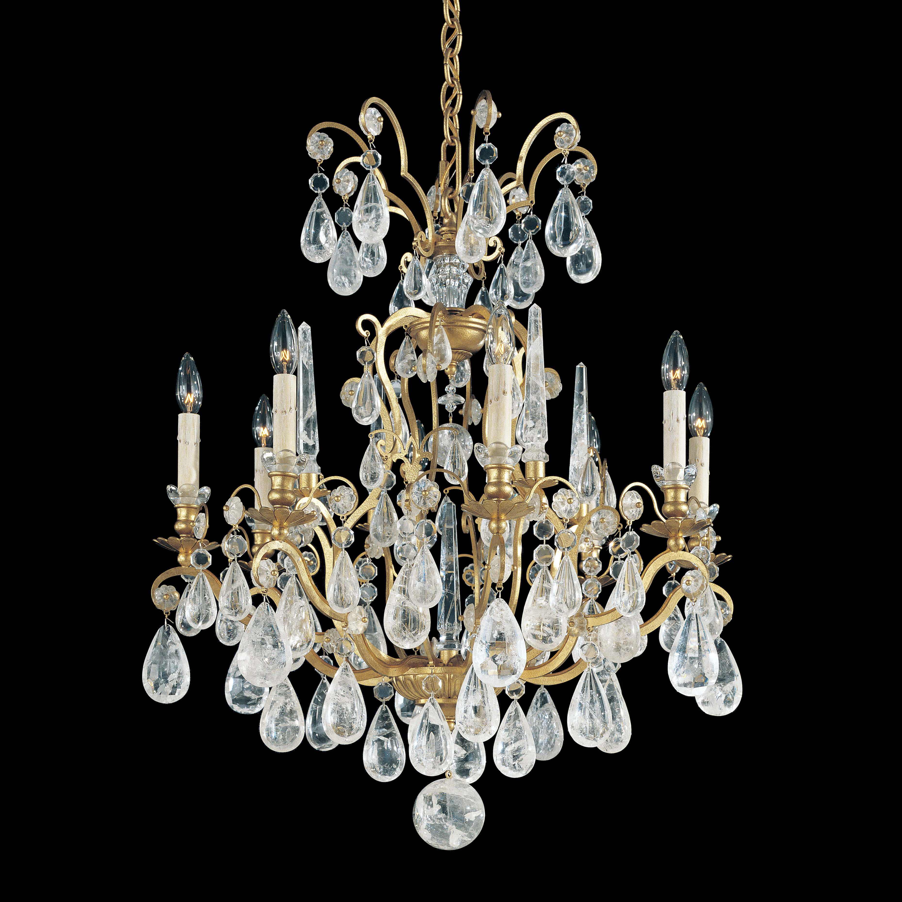 schonbek rock crystal chandelier