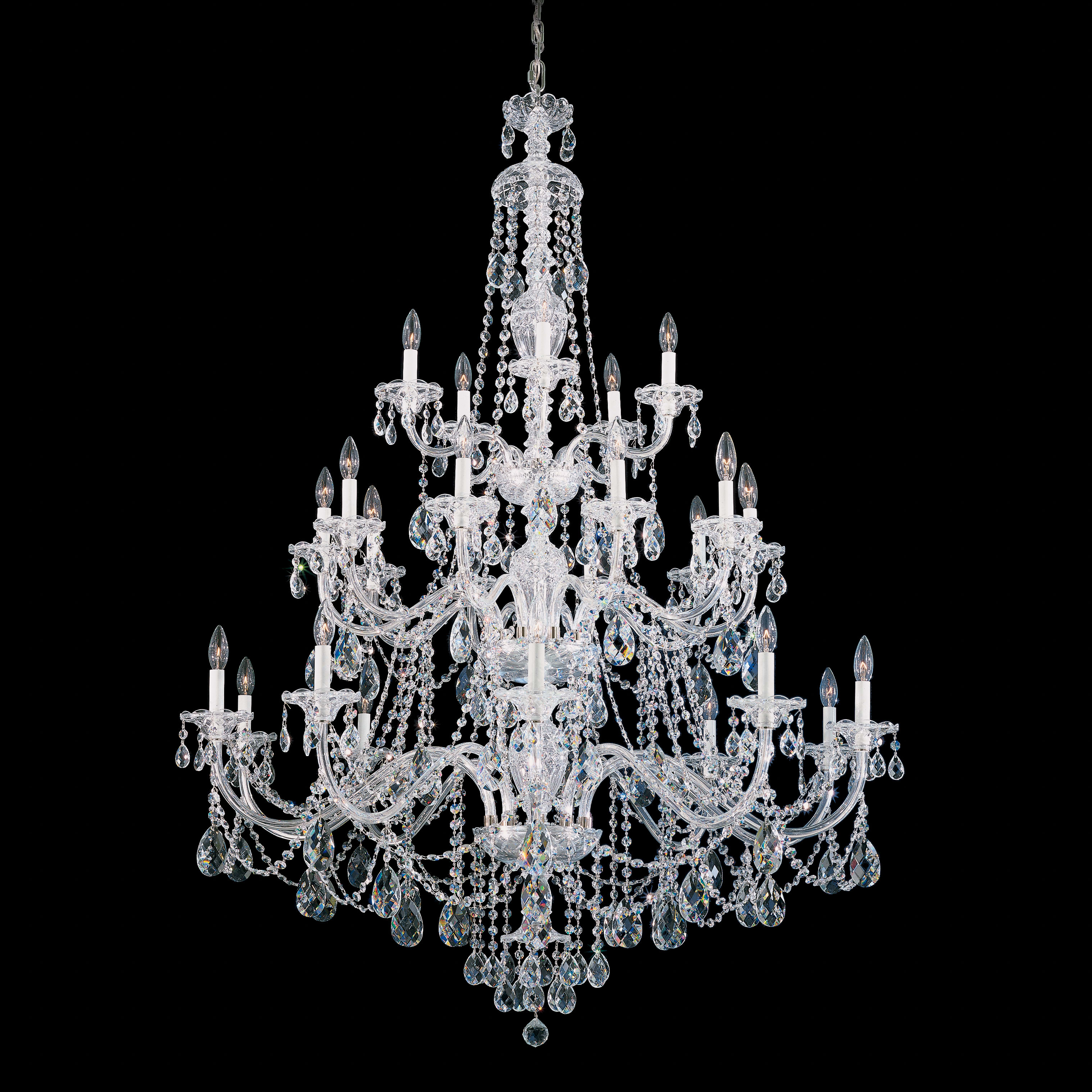 schonbek sterling light crystal chandelier