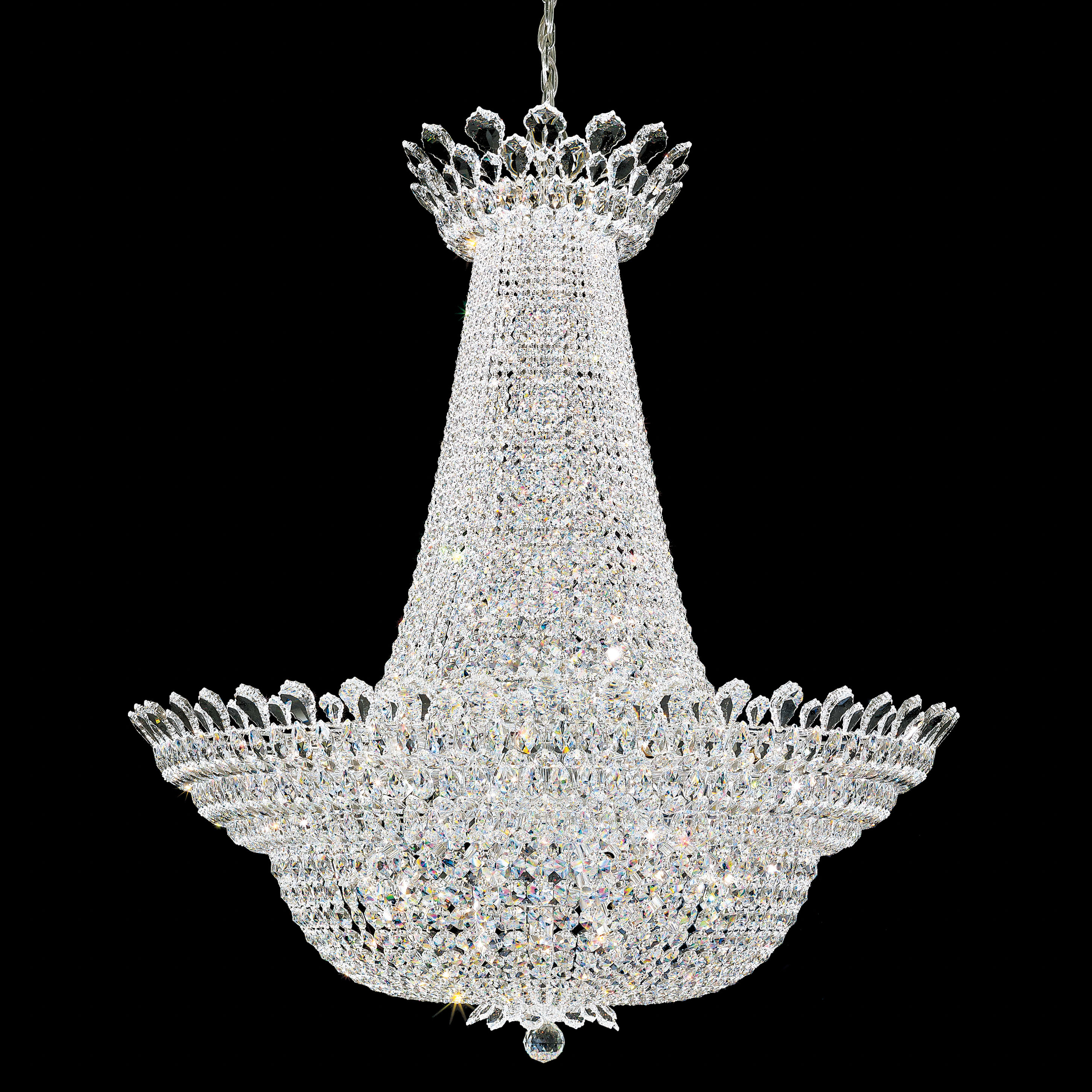 48 wide crystal chandelier