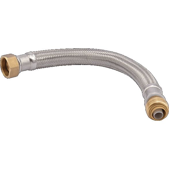 1/2" 3/4" 1" Iron Head Stainless Steel Flexible Hose Water Heater Tap Connectors