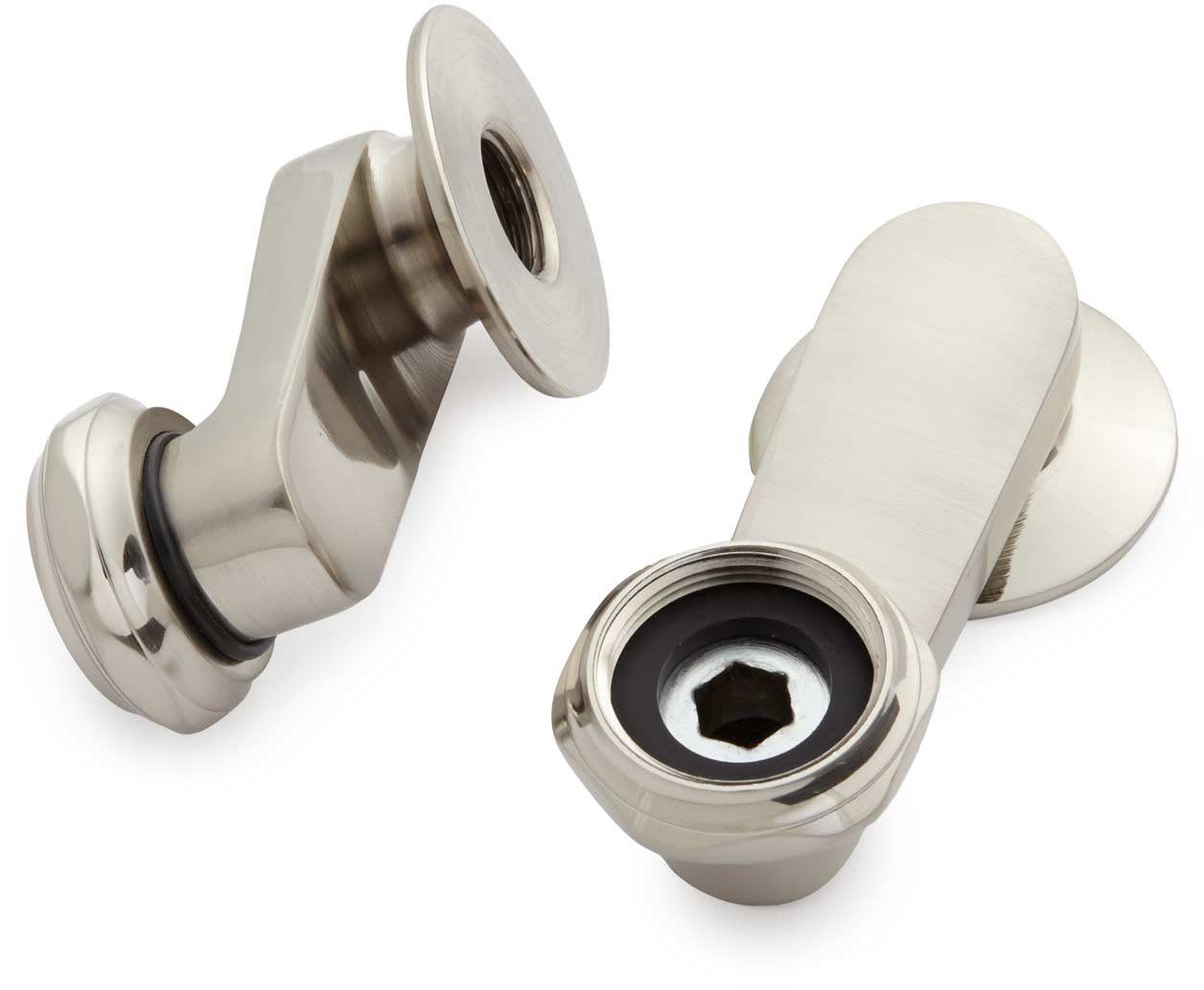 Signature Hardware 296686 Polished Nickel Swing Arm Coupler
