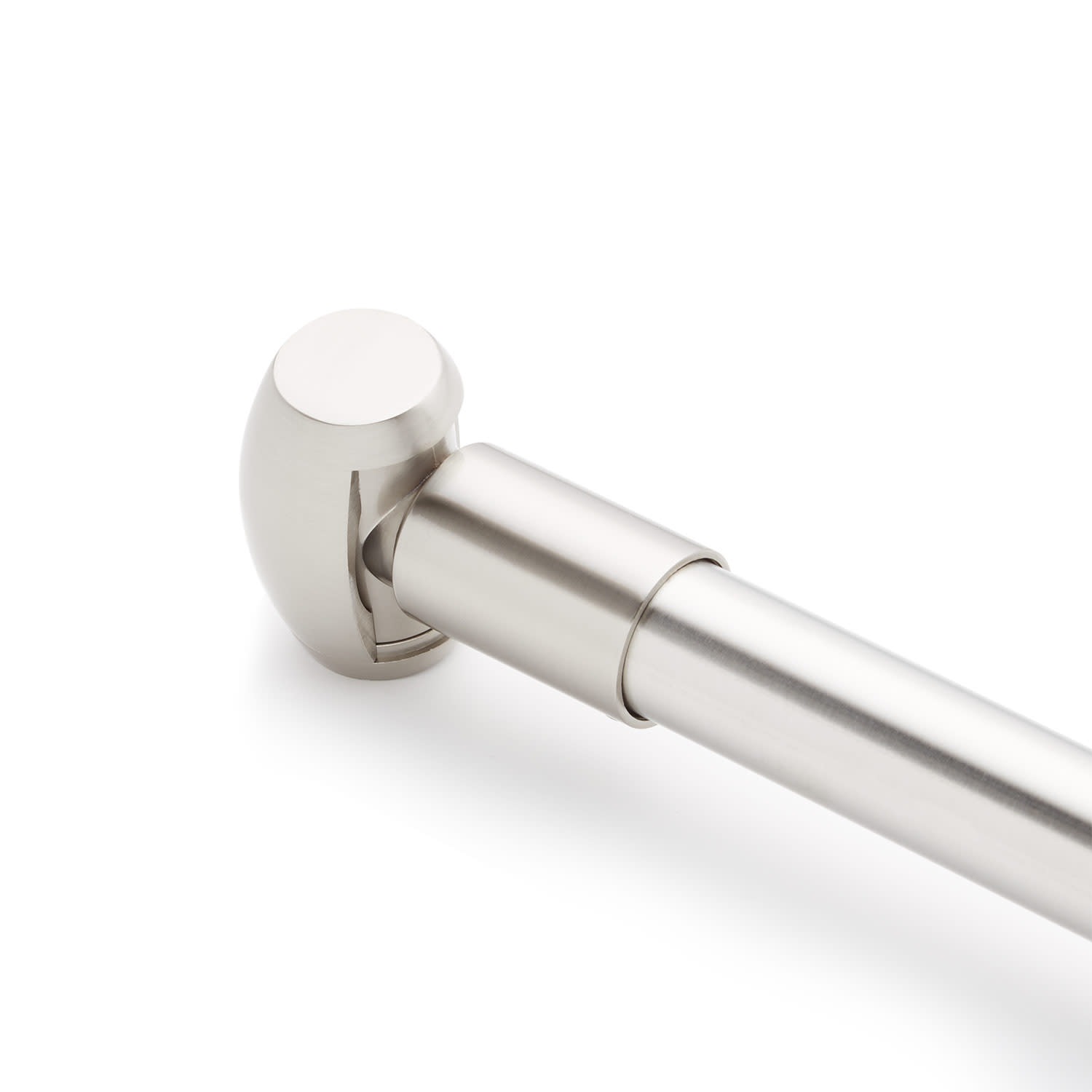 Signature Hardware 429622 Brushed Nickel 36 Curved Commercial