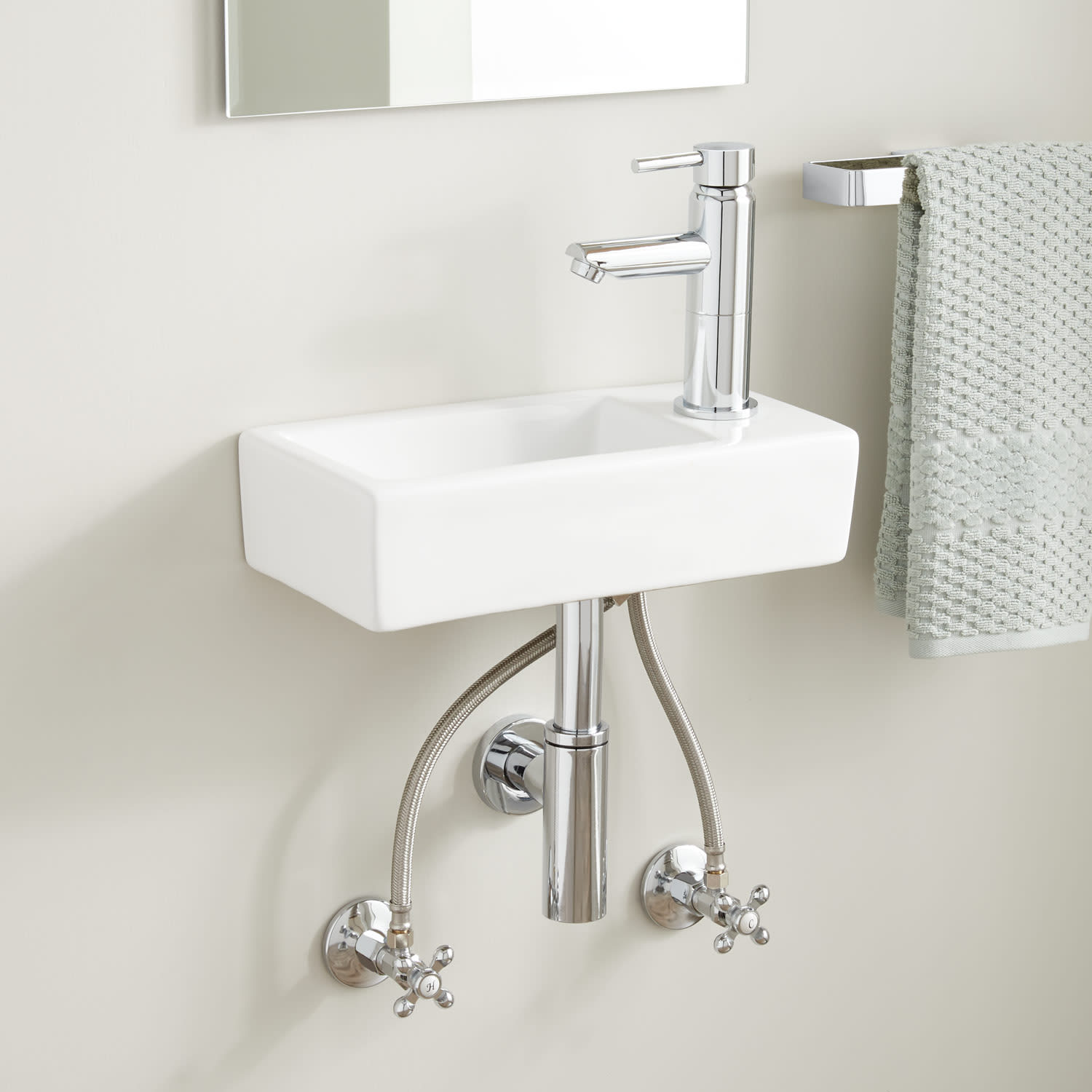 Wall Mounted Bathroom Sink - Clearance Roper Rhodes Refresh 70cm Wall ...