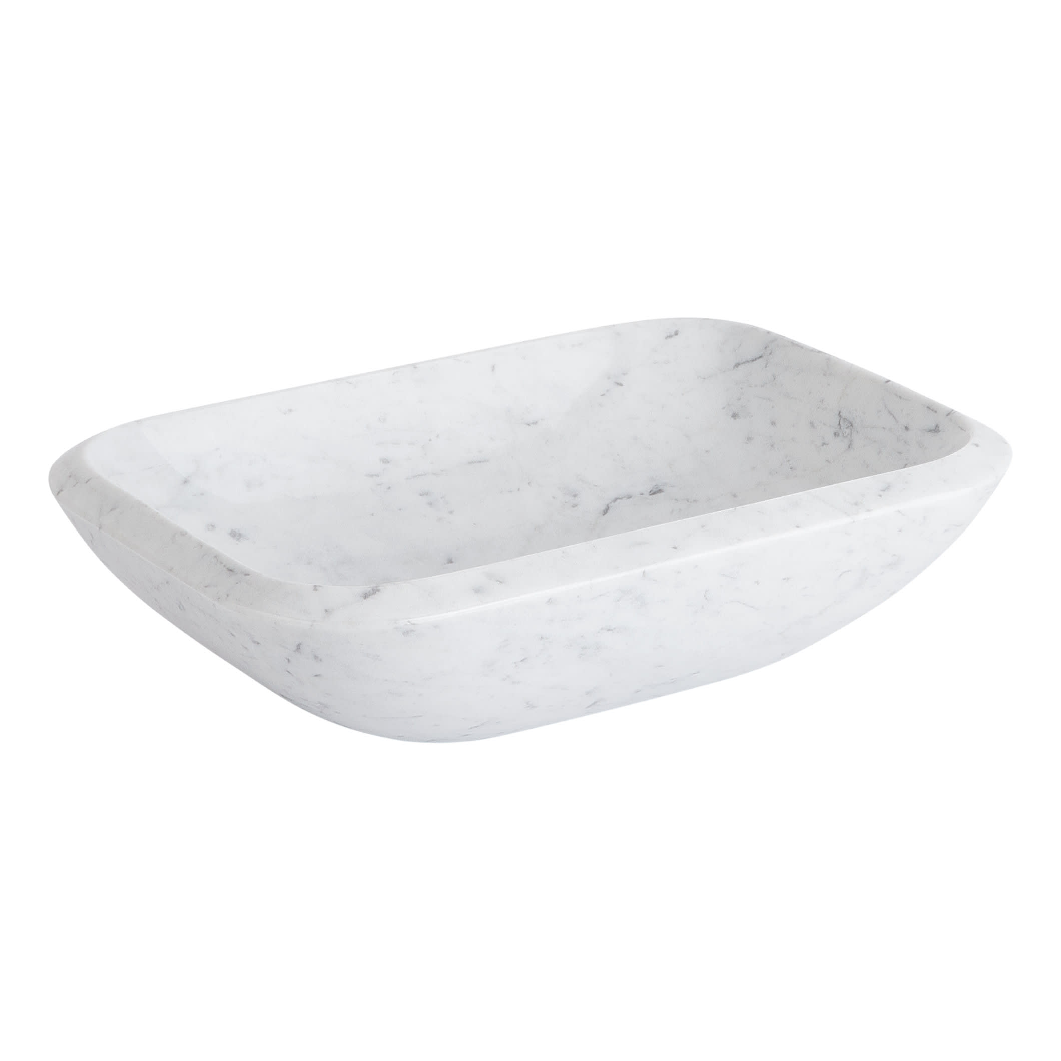 Signature Hardware 484612 Carrara Marble Shea 17 Signature Hardware 484612 Carrara Marble Shea 17