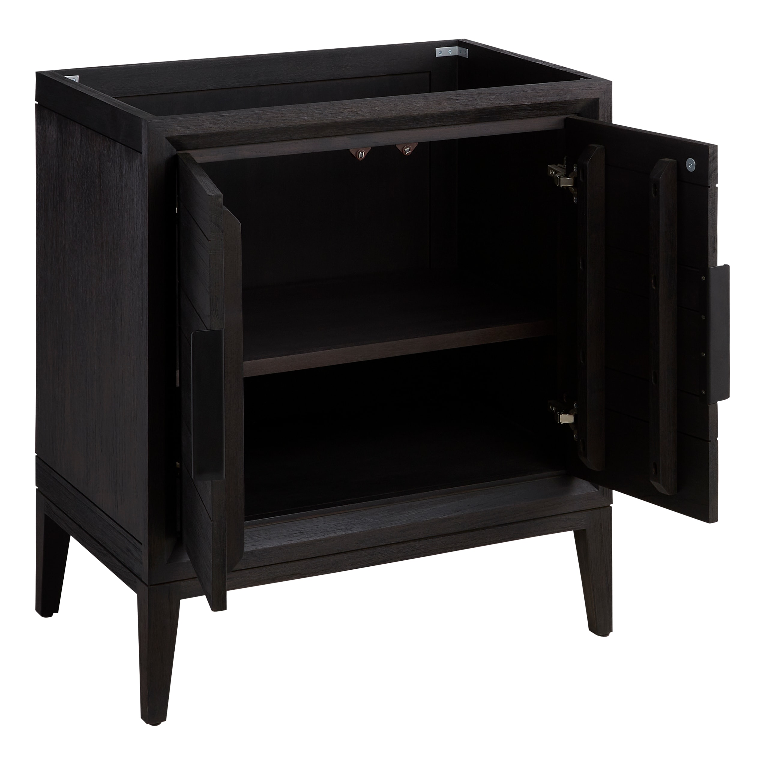 年末のプロモーション大特価！ Signature Hardware 485578 Charred Timber Black Aliso 30 家具