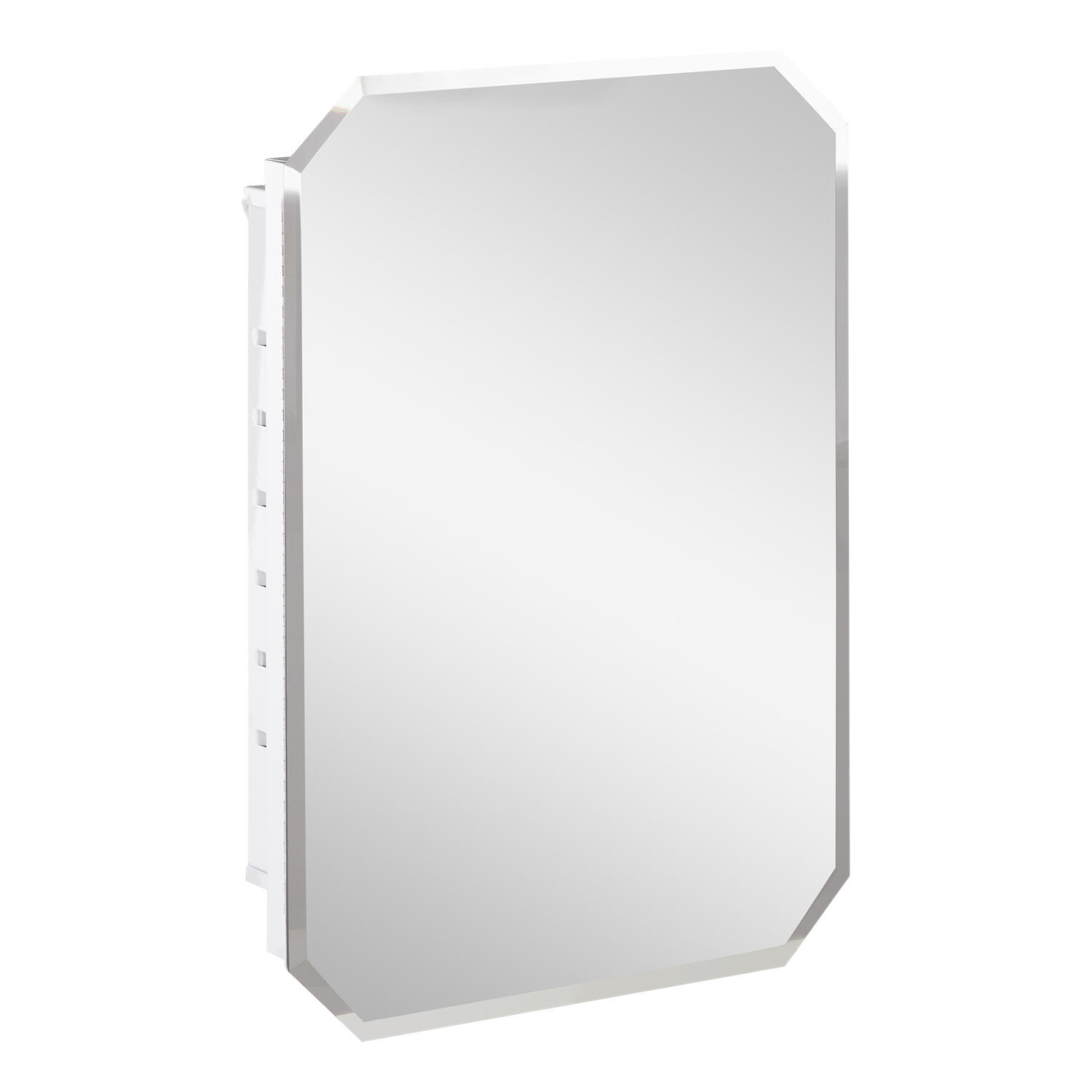 Signature Hardware 263220 Glass Shelves Oxford 16-1/2 x 23-1/2 Frameless  Single Door Medicine Cabinet 