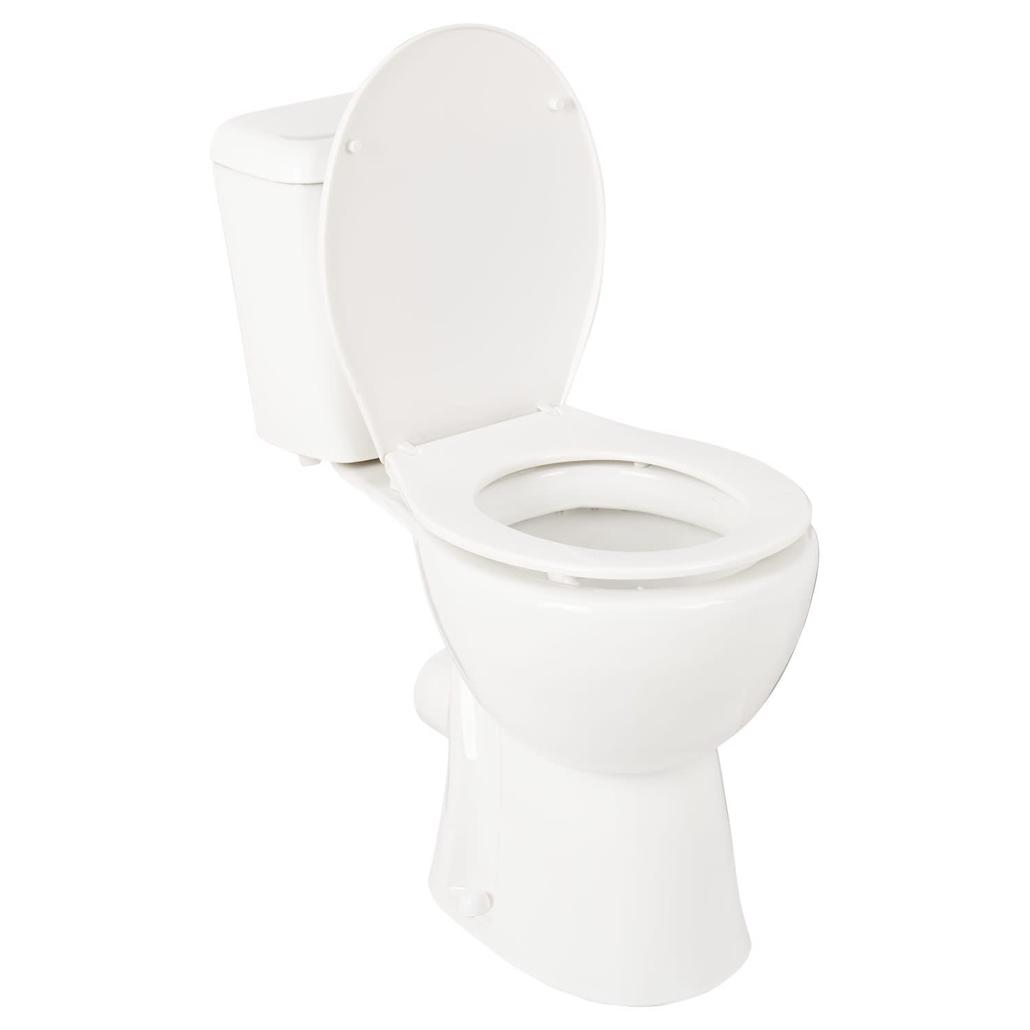 Signature Hardware 350102 White Elkinson 1.6 / 0.8 GPF Two