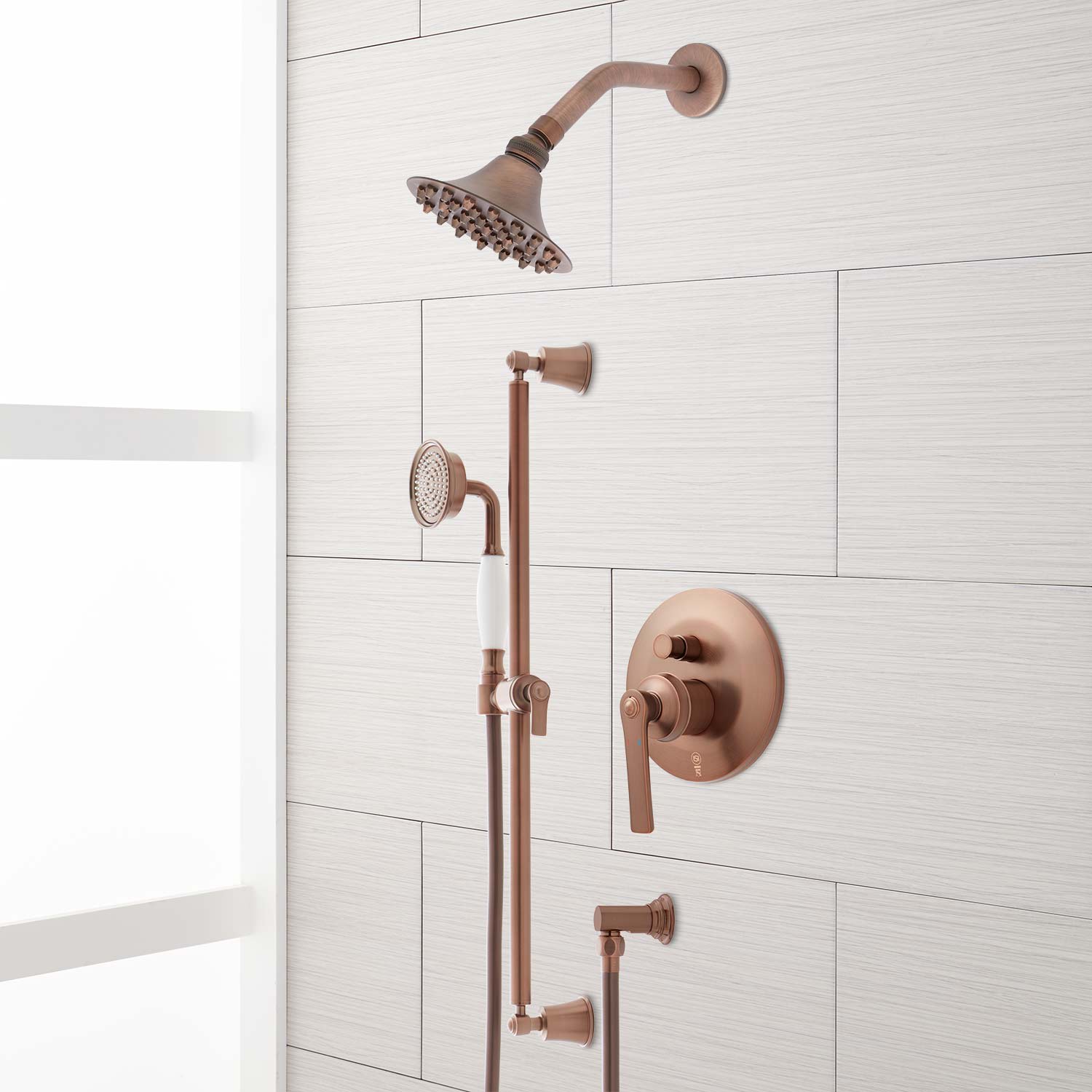 Signature Hardware 436851 Chrome Cooper Pressure Balanced Shower 